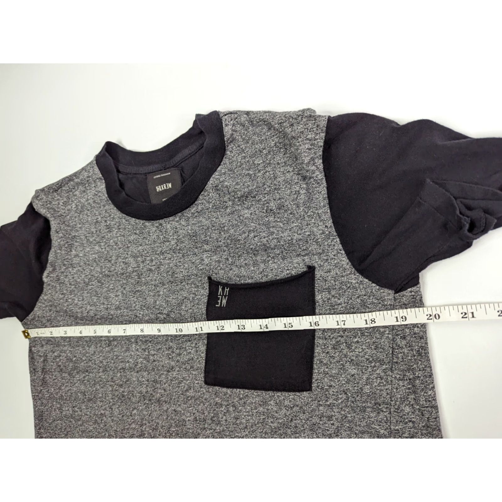 Krewe Krew Shirt Men's Small Black Terril Pocket Tee Short Sleeve 100% Cotton KR3W Size US S / EU 44-46 / 1 - 4 Thumbnail