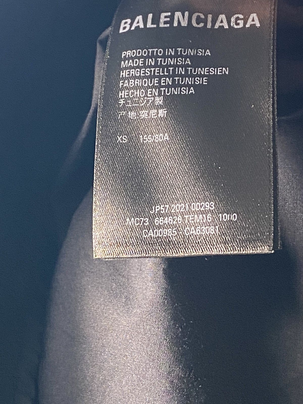 Balenciaga Dry Cleaning Logo Button Up Size US XS / EU 42 / 0 - 5 Thumbnail