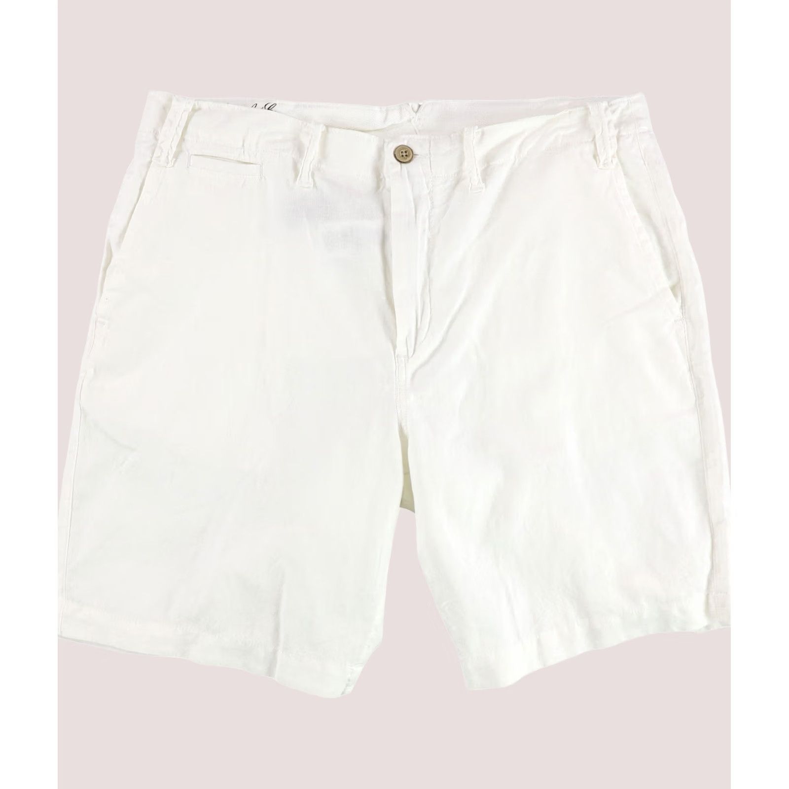 Ralph Lauren Ralph Lauren Mens Linen Cotton Blend Casual Chino Shorts white 38 Size US 38 / EU 54 - 1 Thumbnail