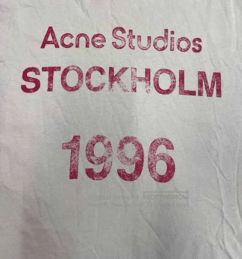 Acne Studios Acne Studios Logo Print Short Sleeve T. Size US XL / EU 56 / 4 - 3 Thumbnail
