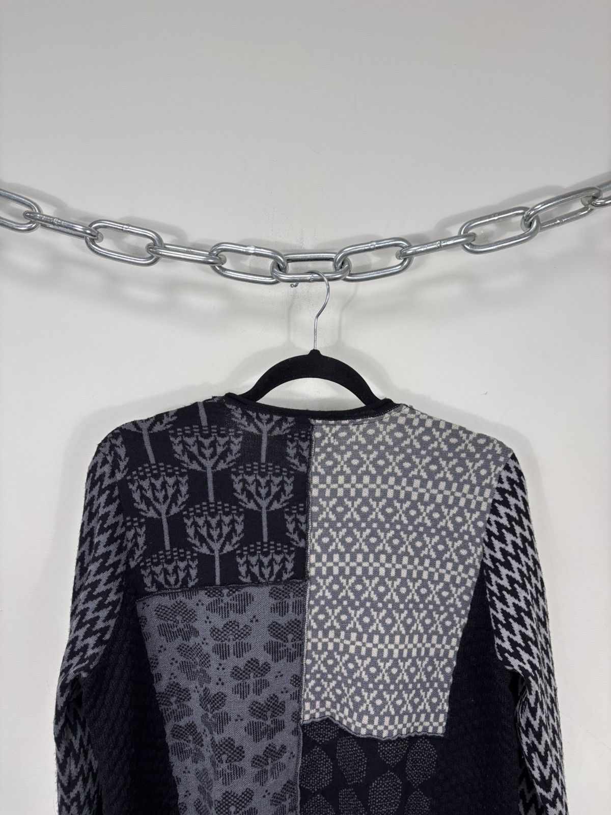 Gudrun Sjoden Gudrun Sjoden Embroidered Floral Wool Cardigan Sweater Size M / US 6-8 / IT 42-44 - 15 Thumbnail