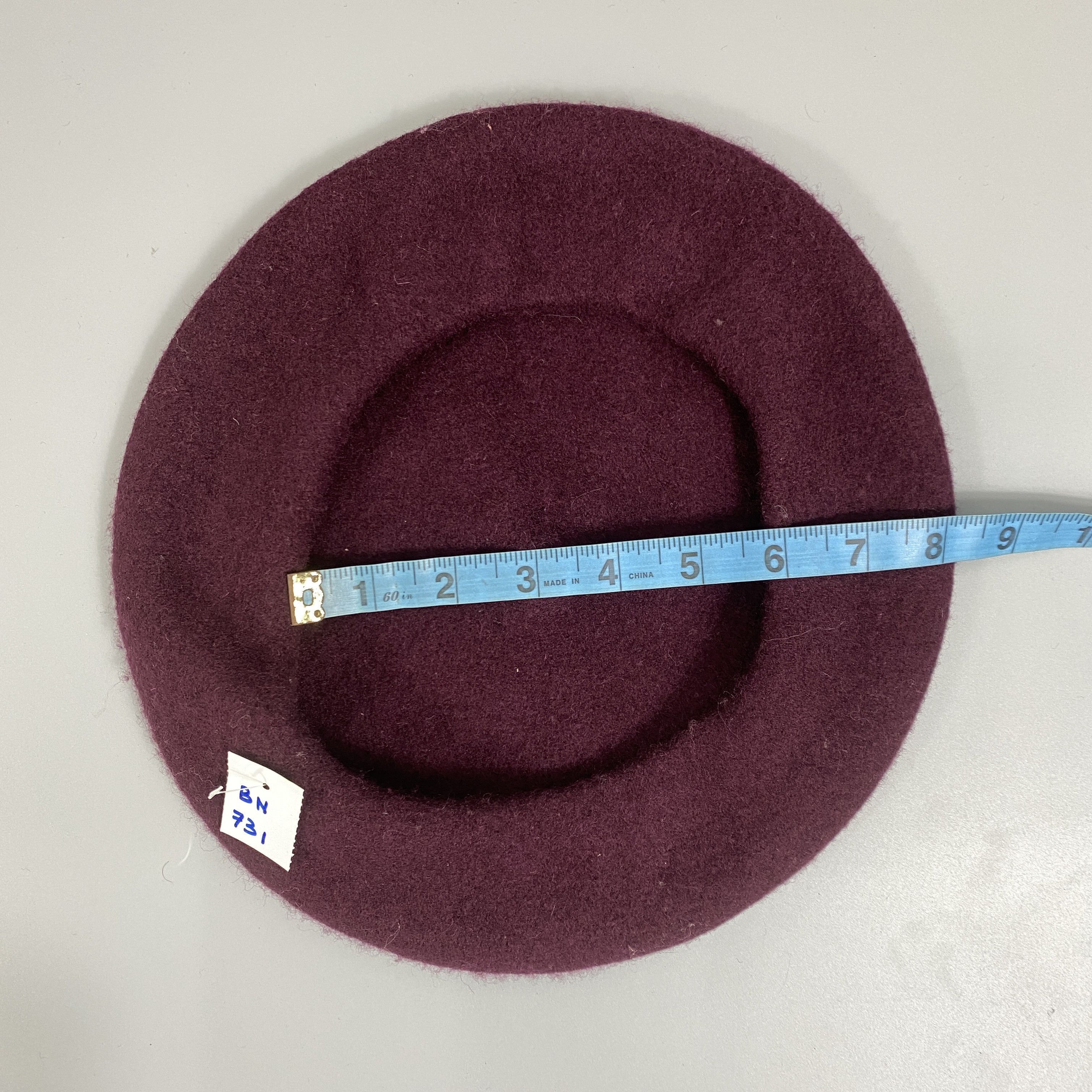 Japanese Brand Burgandy Beret -BN731 Size ONE SIZE - 5 Thumbnail