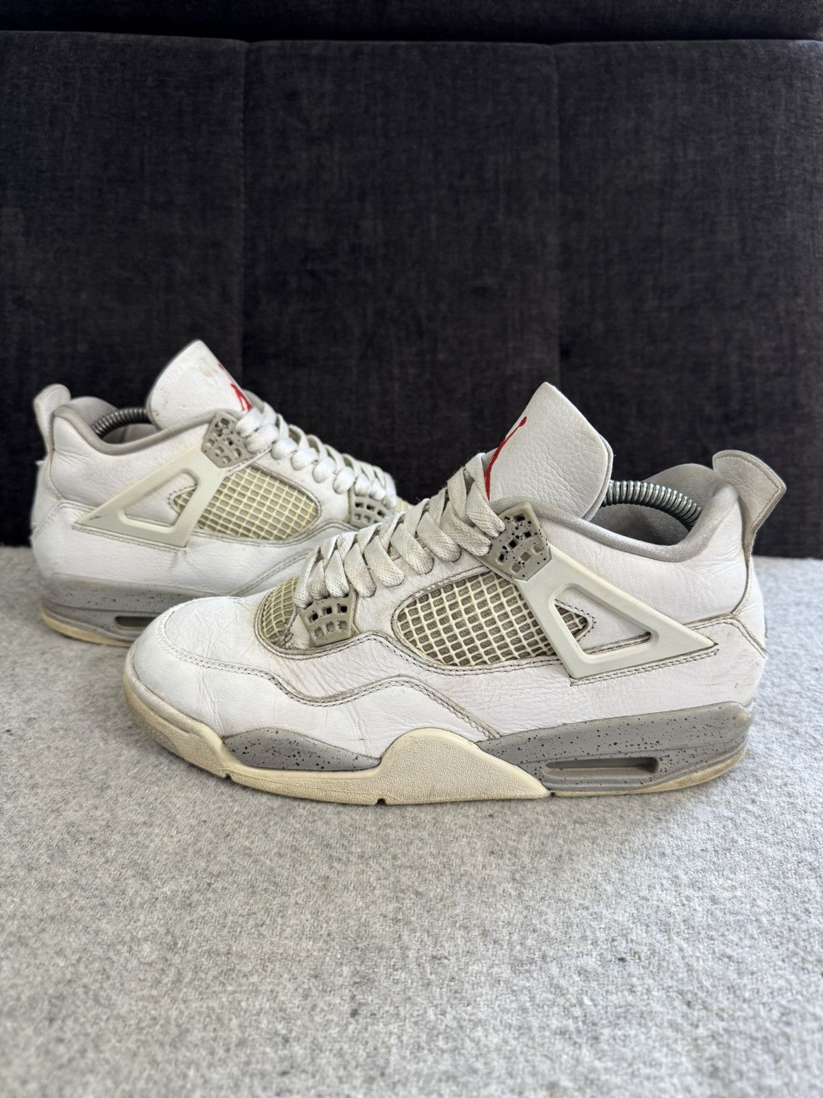 Jordan Brand Nike Air Jordan 4 IV Retro White Oreo Sneakers size 41,5 Size US 8.5 / EU 41-42 - 2 Thumbnail