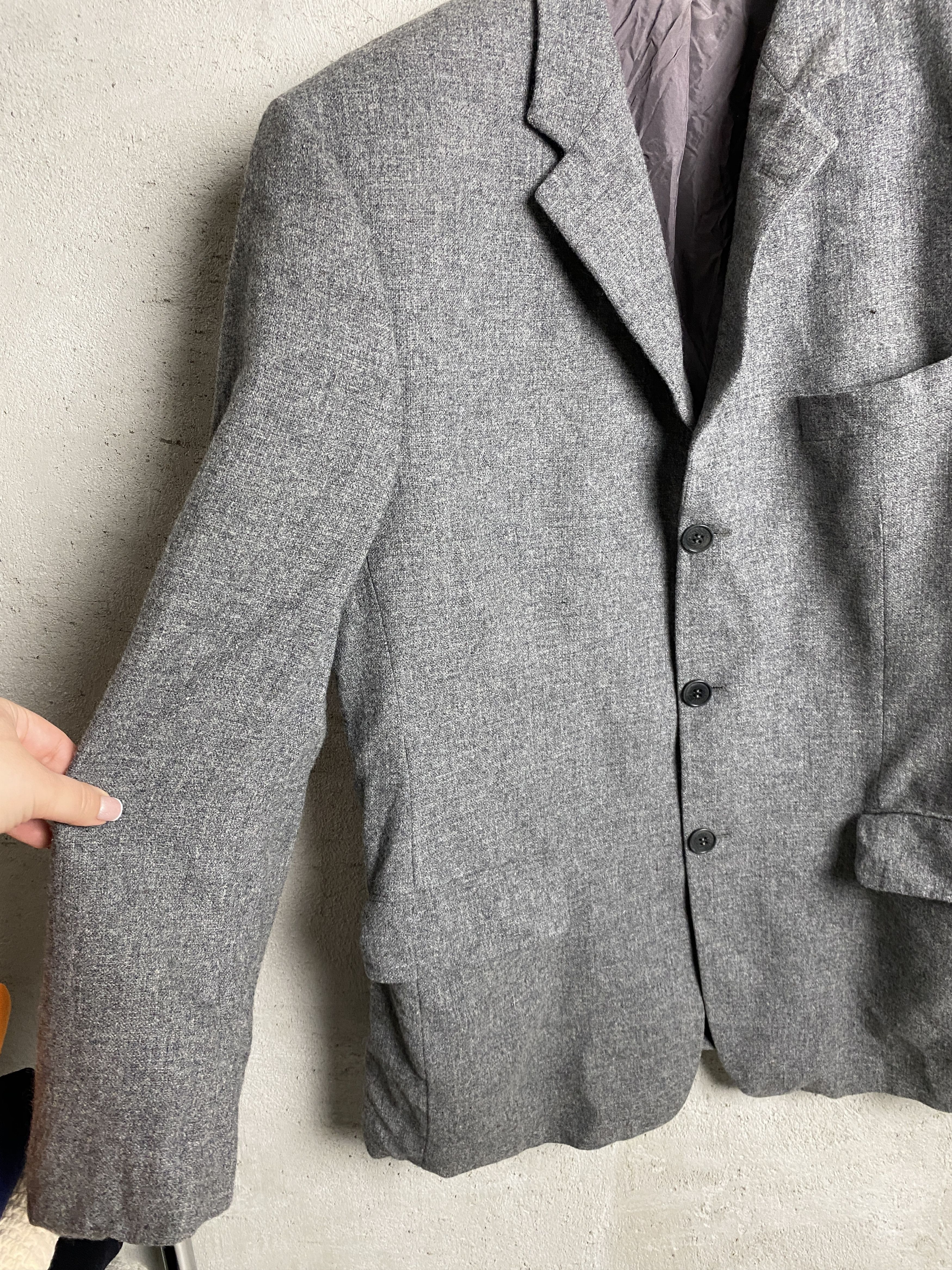 Yves Saint Laurent YSL Yves Saint Laurent vintage wool blazer Size 54R - 2 Thumbnail