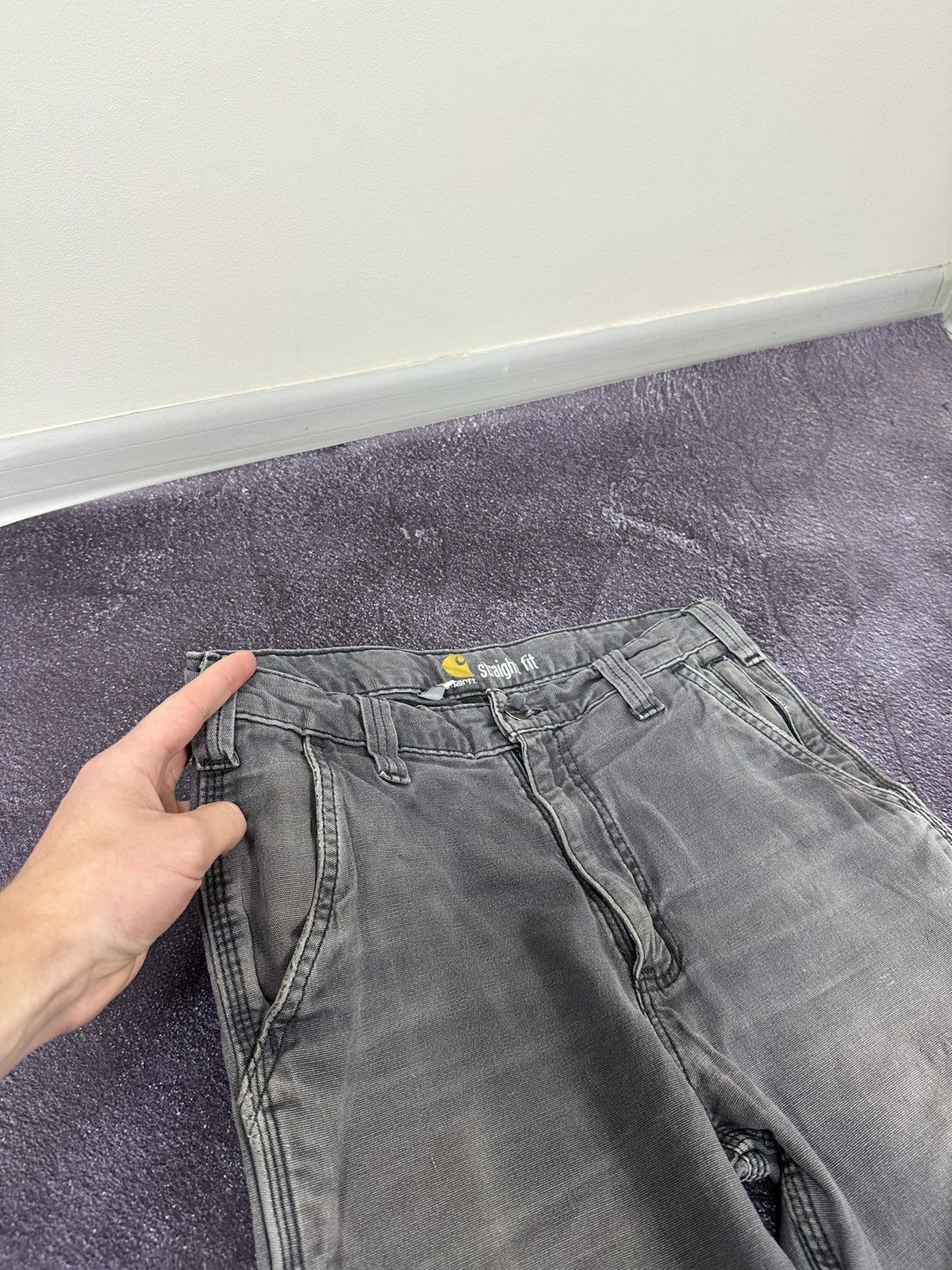 Carhartt Vintage Carhartt Distressed USA Faded Opium Hype Work Pants Size US 30 / EU 46 - 10 Thumbnail