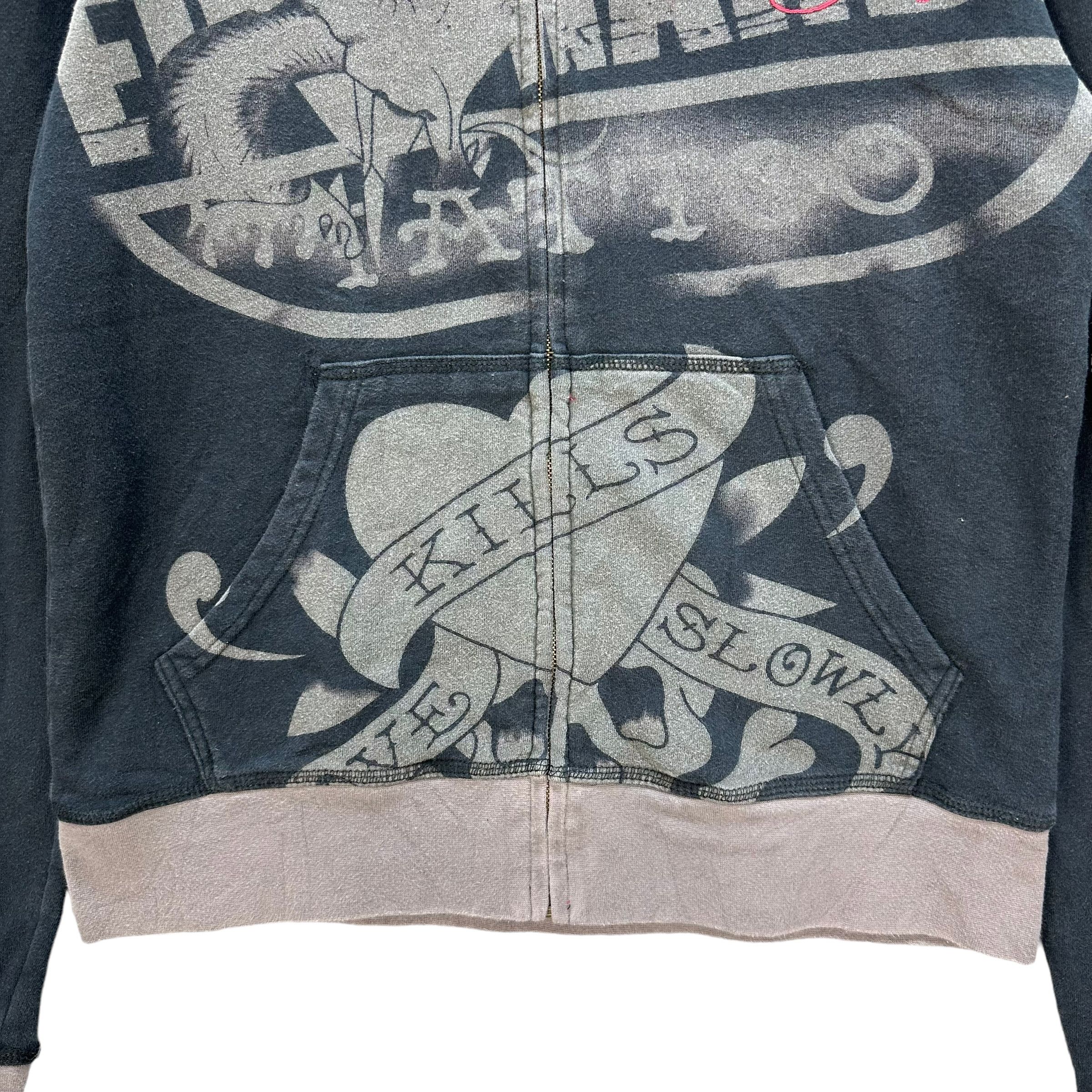 Christian Audigier Ed Hardy by Christian Audigier Fullprint Hoodies #9091-56 Size US S / EU 44-46 / 1 - 7 Thumbnail