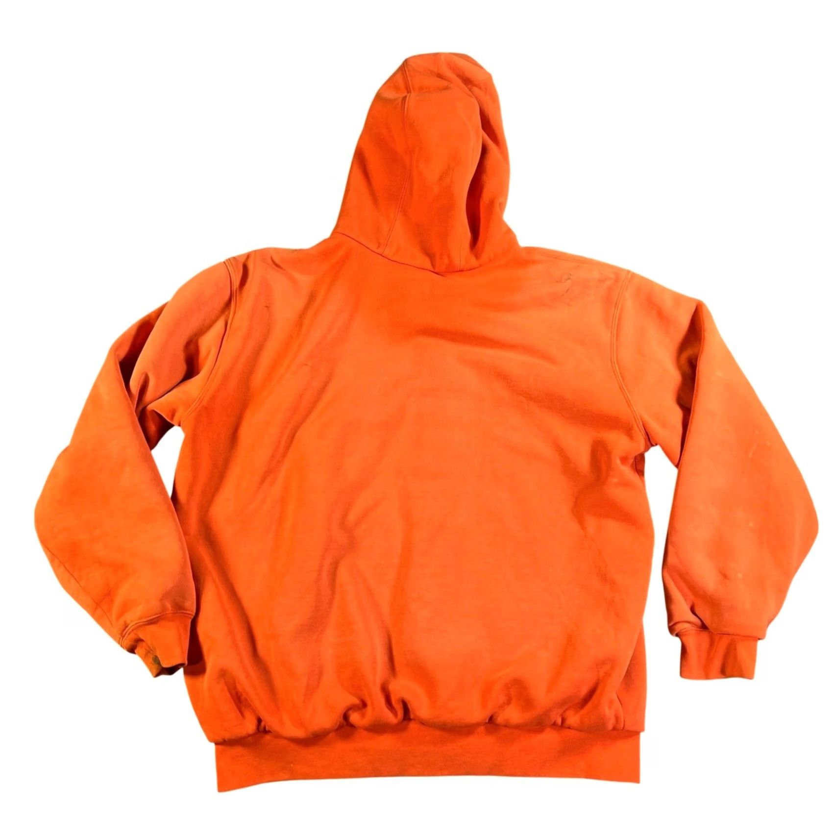 Carhartt VINTAGE Carhartt Full Zip Hoodie Men L Orange Thermal Lined Embroidered Workwear Size US L / EU 52-54 / 3 - 2 Thumbnail
