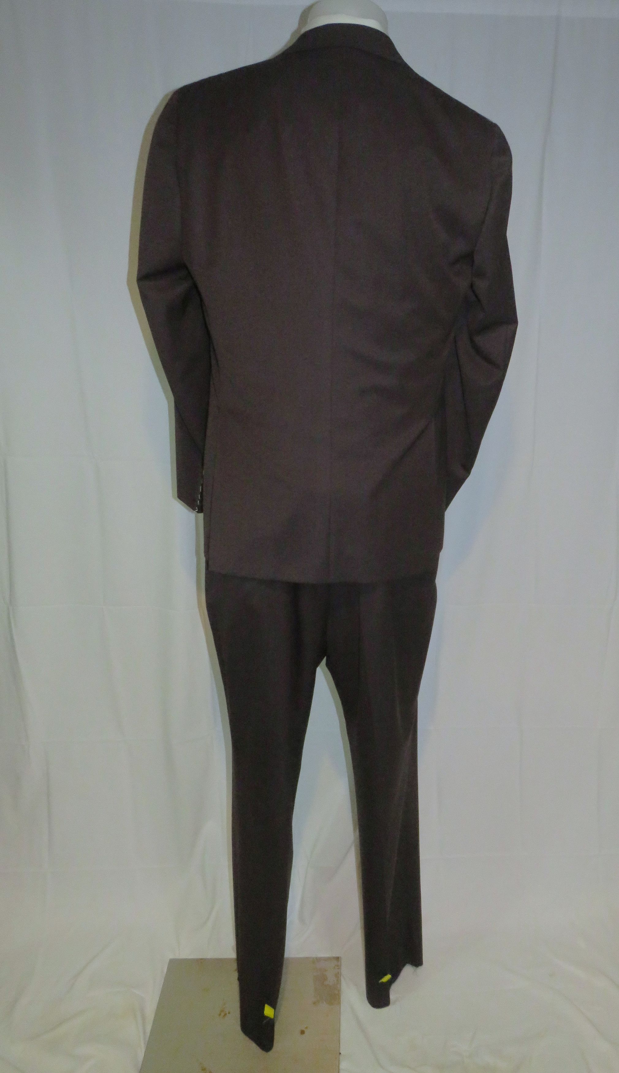 Kiton 14 Micron Super 180 Solid Brown Two Button Suit 48L NWT 8870 Size 48L - 2 Thumbnail