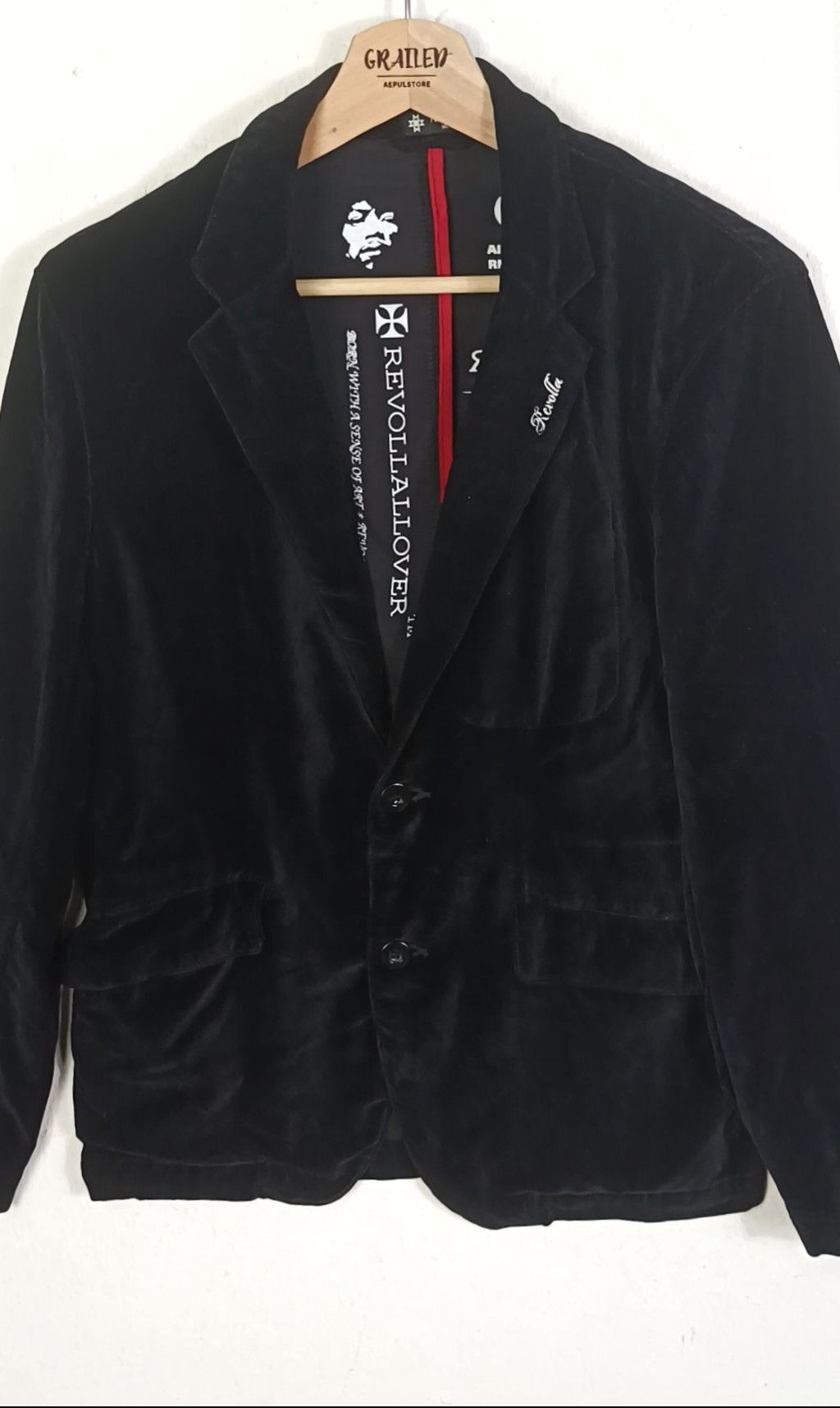 Band Tees RARE🔥Jimi Hendrix REVOLLA Velvet Coat/ Blazer Size US S / EU 44-46 / 1 - 7 Thumbnail