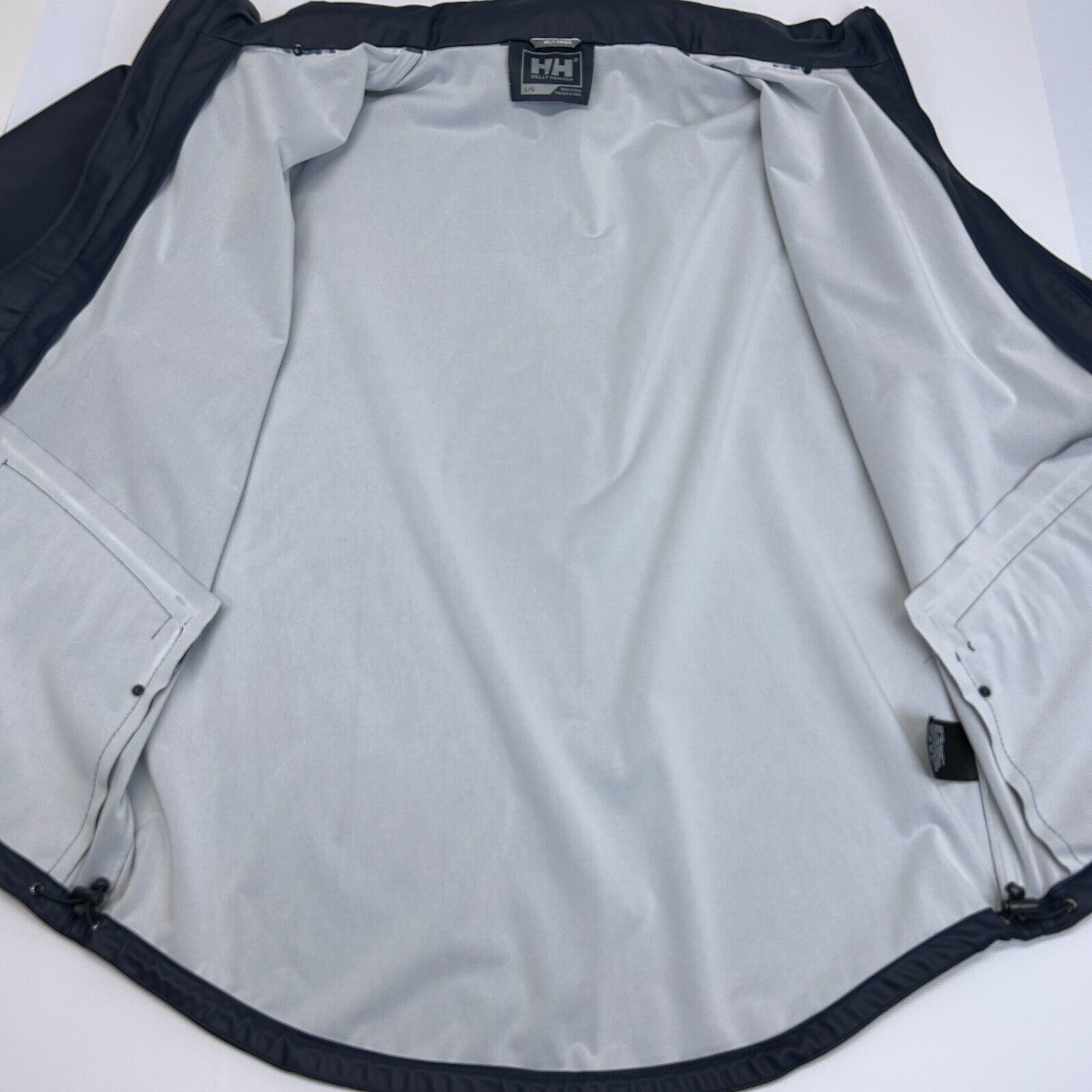 Helly Hansen Helly Hansen Raincoat Jacket Blue Hidden Hood Pockets Large Size US L / EU 52-54 / 3 - 4 Thumbnail