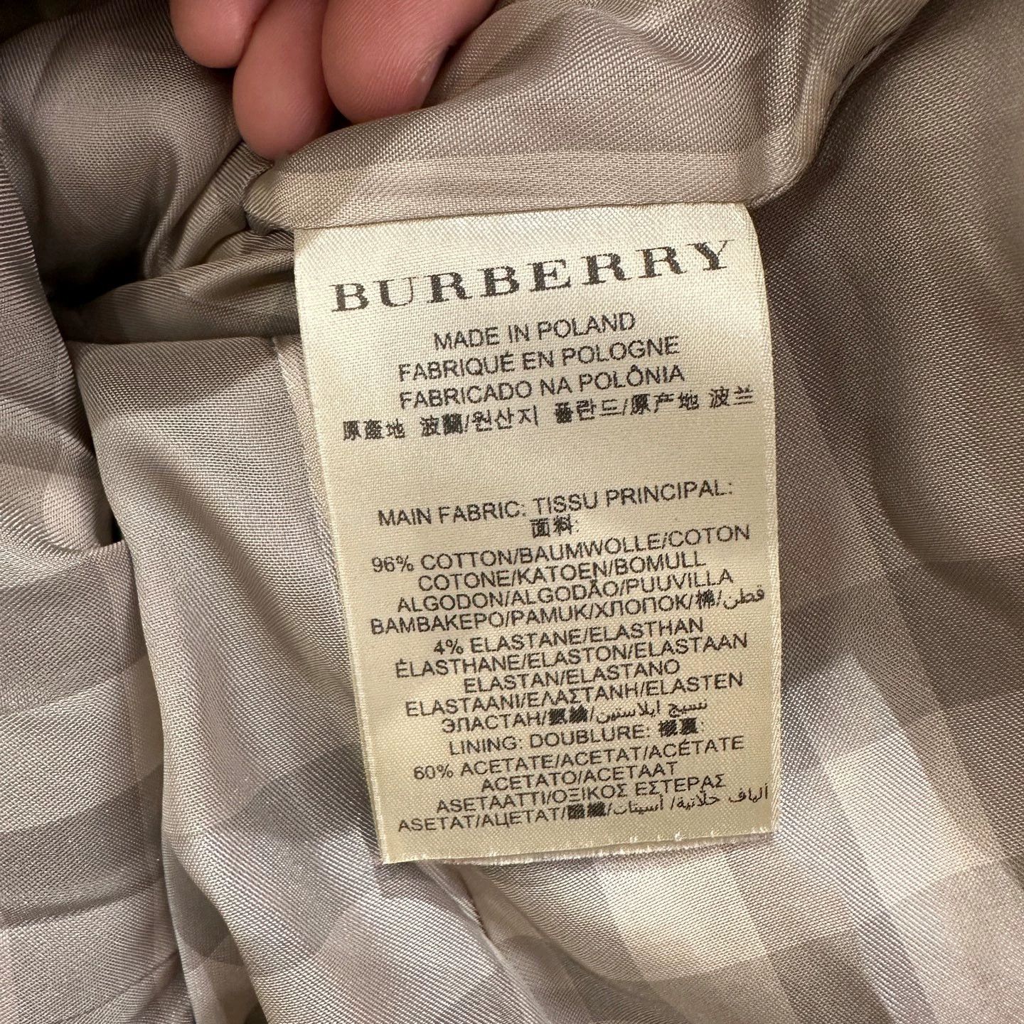 Burberry Burberry feb503 Double Breasted Belted Trench Coat UK4 Size XS / US 0-2 / IT 36-38 - 4 Thumbnail