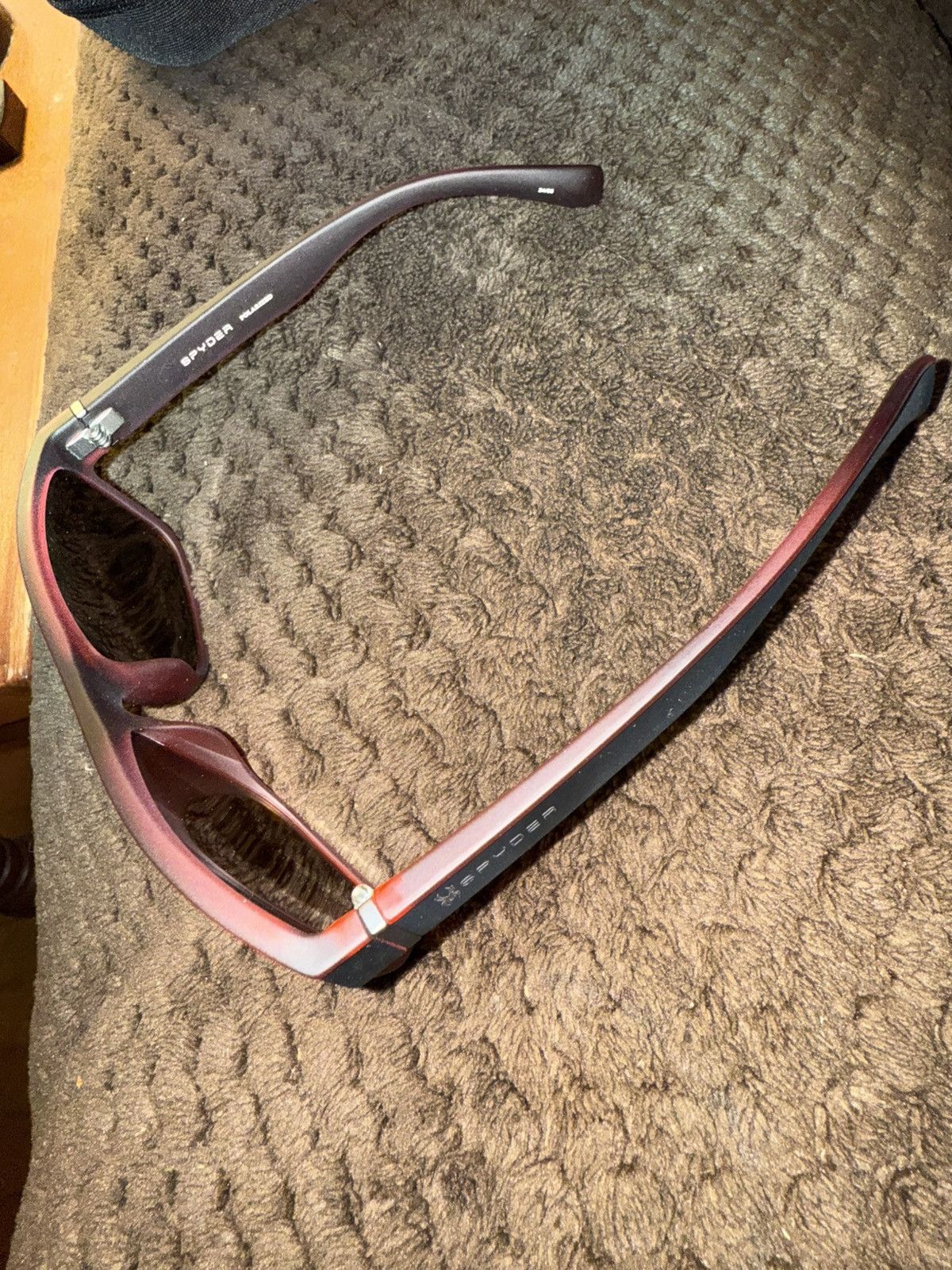 Spyder Spyder “Black Diamond” Polarized red mirror tint NEW! sp6014 Size 46 - 11 Thumbnail