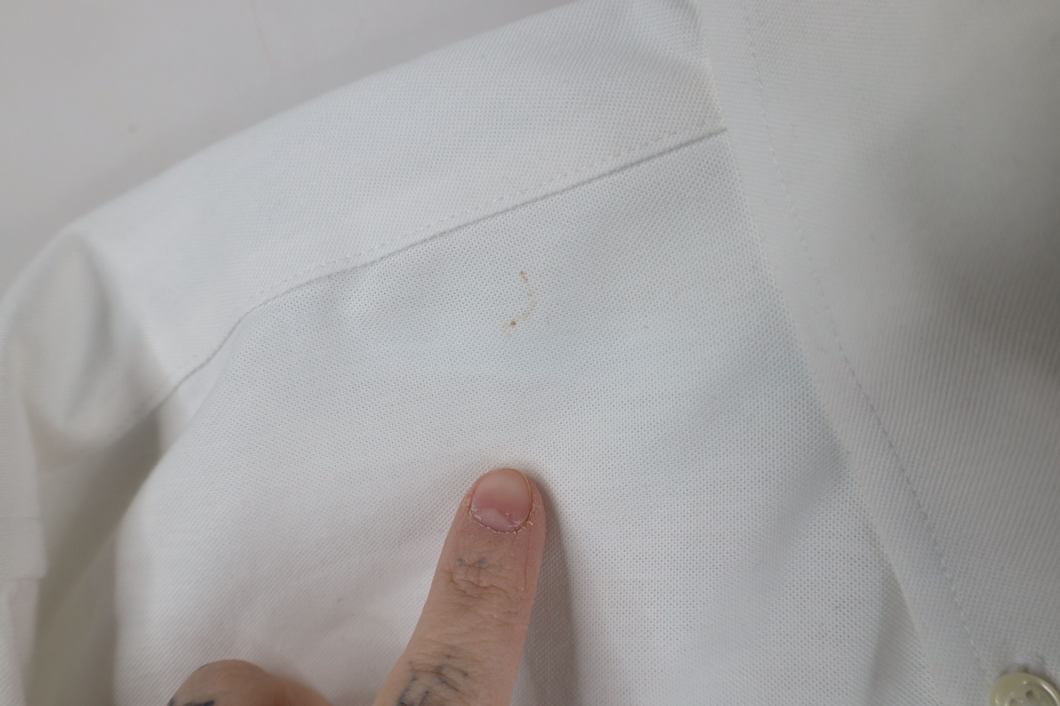 Brooks Brothers × Vintage Vintage Brooks Brothers Iron Stretch Button Down Shirt White Size US L / EU 52-54 / 3 - 5 Thumbnail