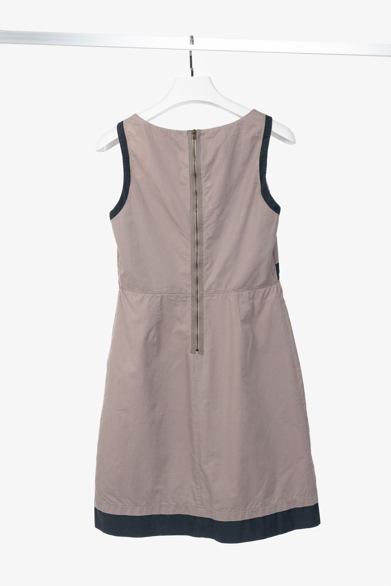 See by Chloe See by Chloe SS11 Mauve Two-Tone Sateen Dress Size M / US 6-8 / IT 42-44 - 2 Thumbnail