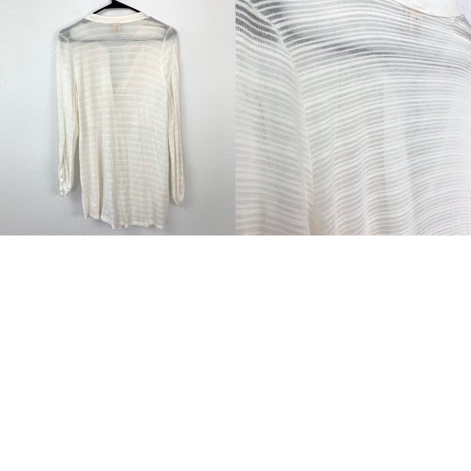 Vintage VINTAGE Daytrip Cream Long Sleeve Shirt Women's L Bohemian Y2K Tunic Lace Embellished Button Front Size L / US 10 / IT 46 - 8 Thumbnail