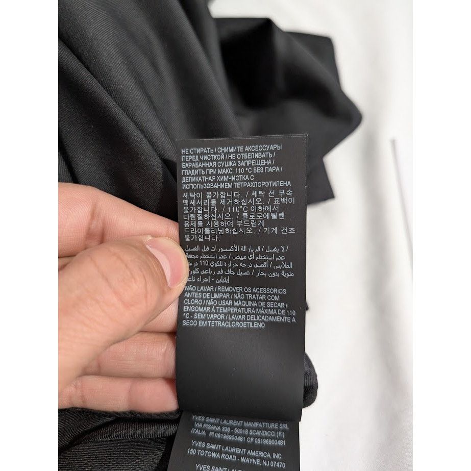 Saint Laurent Paris o1rshd1 Long Coat in Black Size US M / EU 48-50 / 2 - 21 Thumbnail