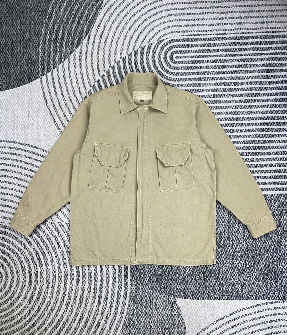 Vintage Vintage Blue Way Military Style Zipper Cotton Jacket Size US M / EU 48-50 / 2 - 1 Thumbnail