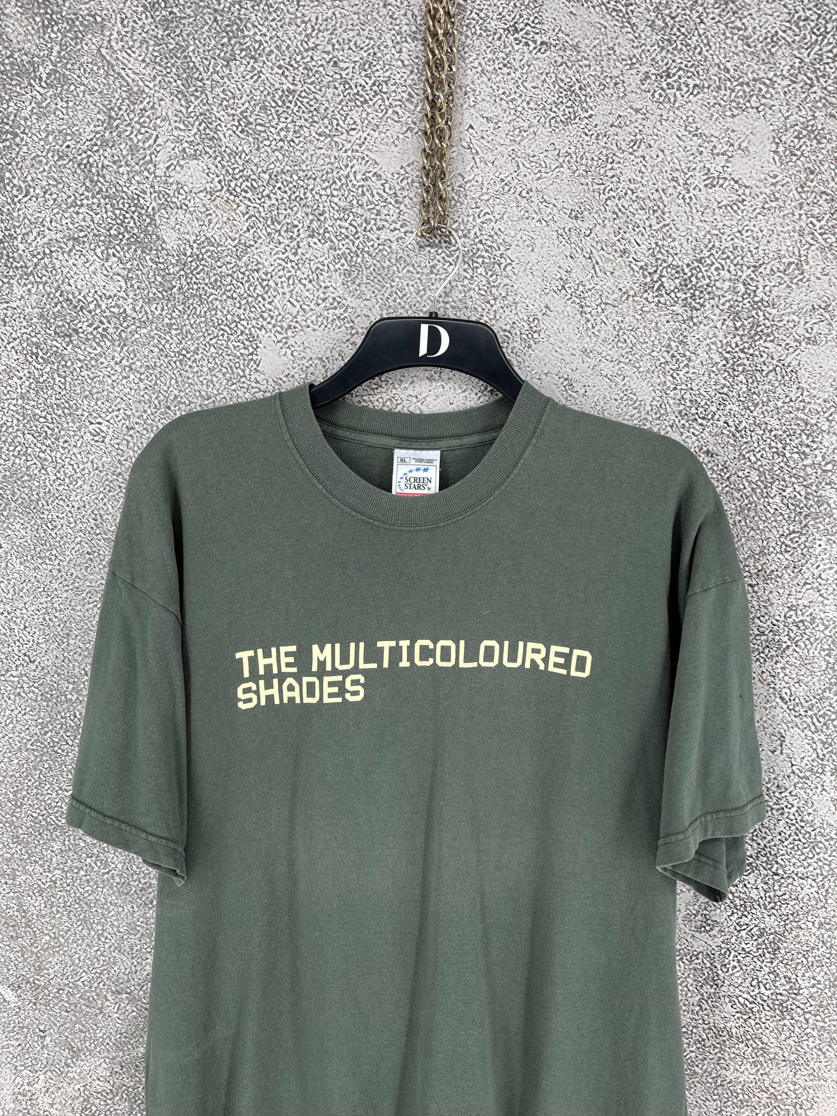 Vintage Vintage 80s The Multicoloured Shades Band Tee RARE Size US XL / EU 56 / 4 - 6 Thumbnail
