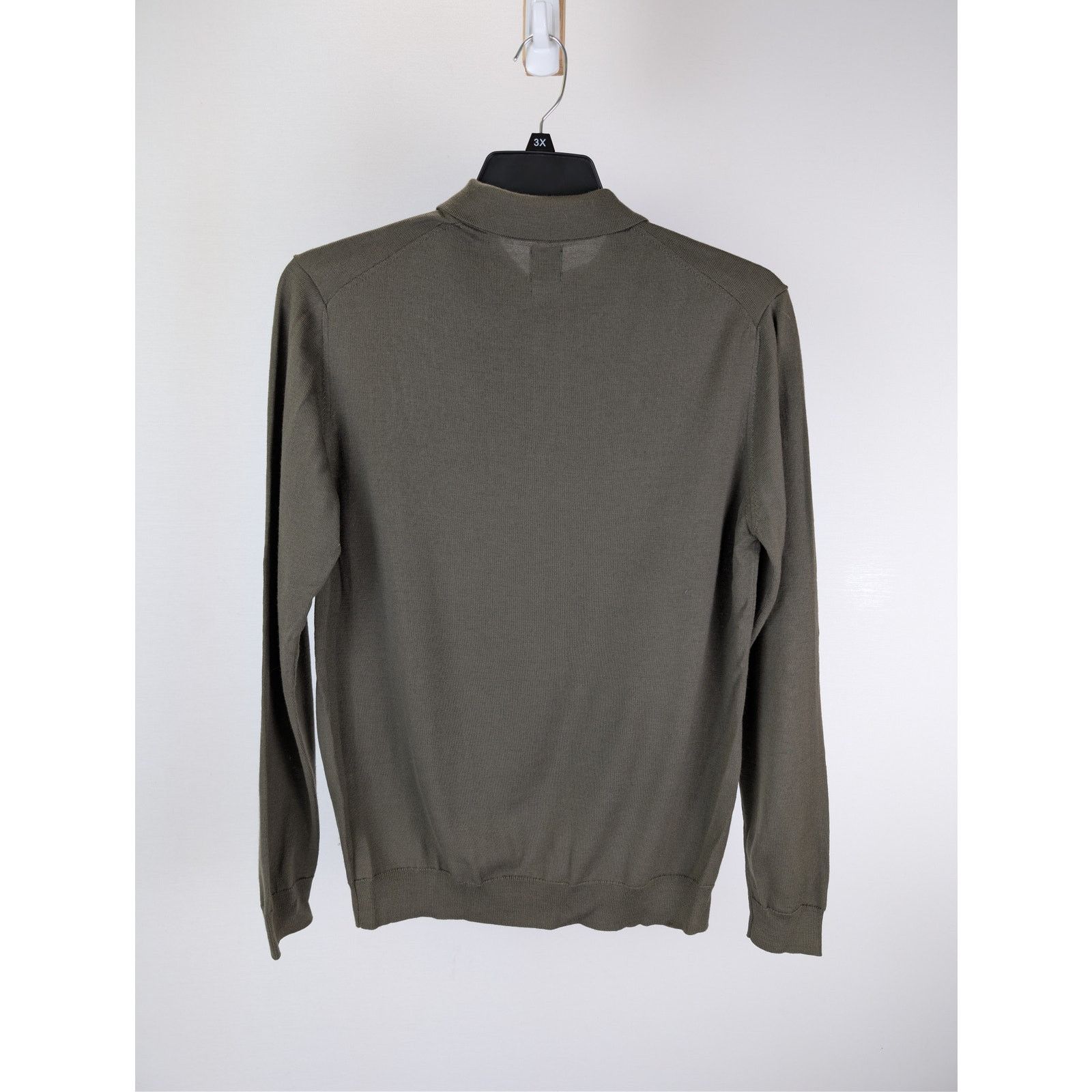 Boggi o1rshd1 CC20 Long Sleeve Knitwear Polo Shirt in Dark Brown Size US M / EU 48-50 / 2 - 10 Thumbnail