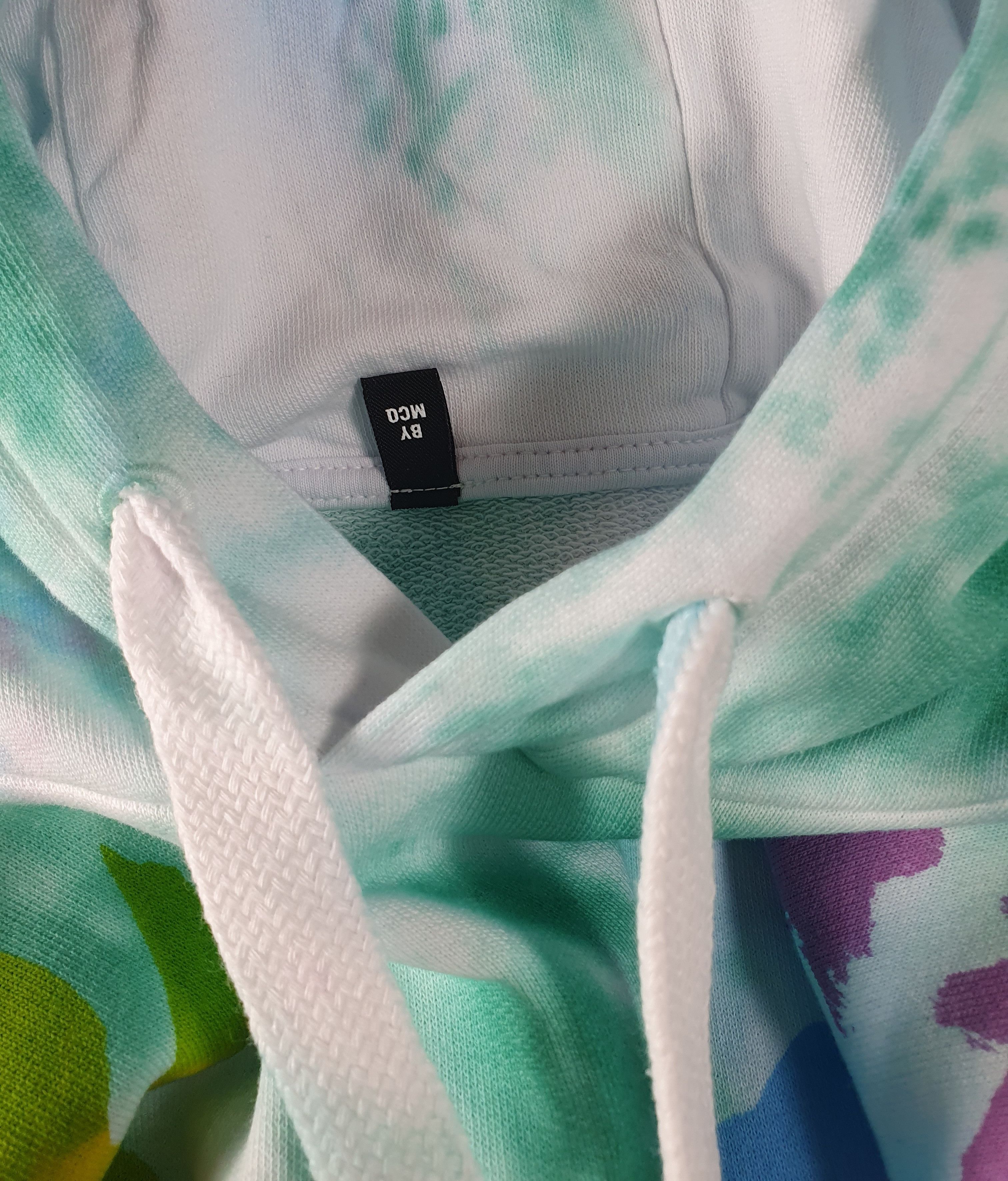 Alexander McQueen × MCQ Blue Tie-Dye Earth Up Hoodie Size XS / US 0-2 / IT 36-38 - 6 Thumbnail