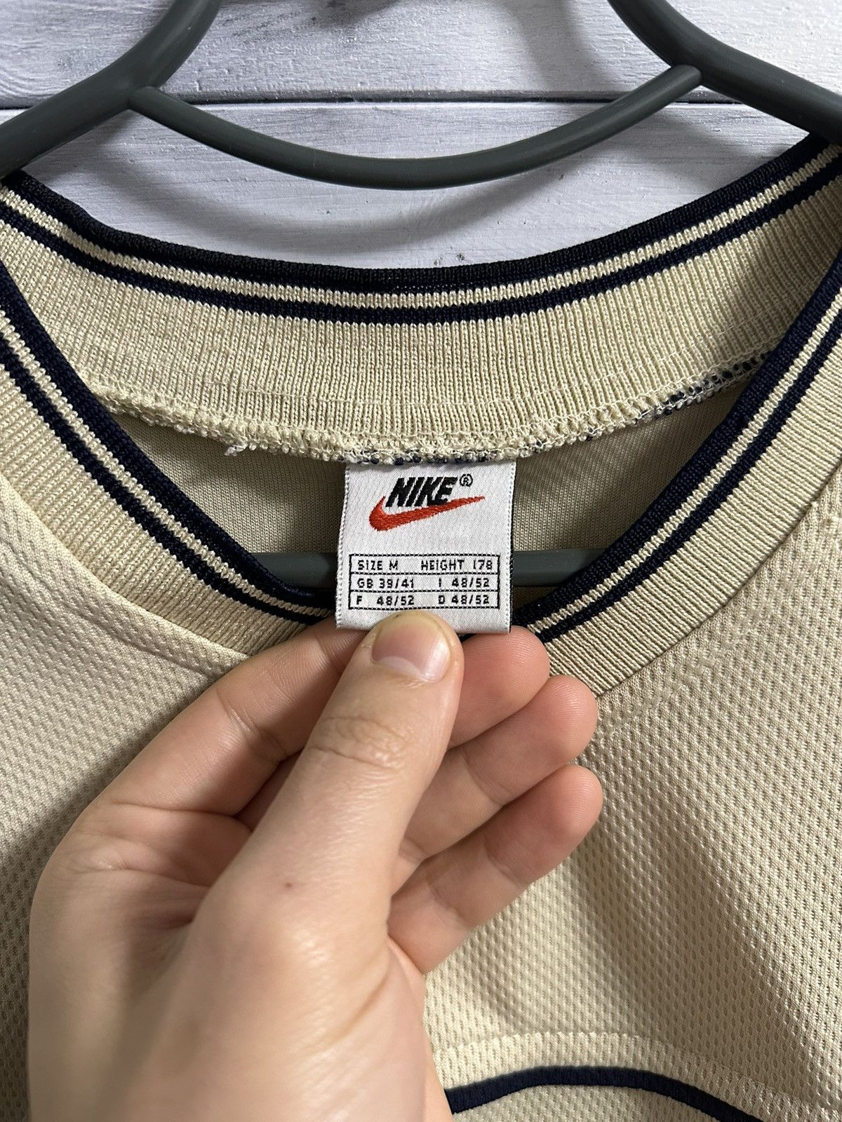 Nike Rare Vintage T-Shirt Nike 90’e. Small Swoosh Size US M / EU 48-50 / 2 - 8 Thumbnail