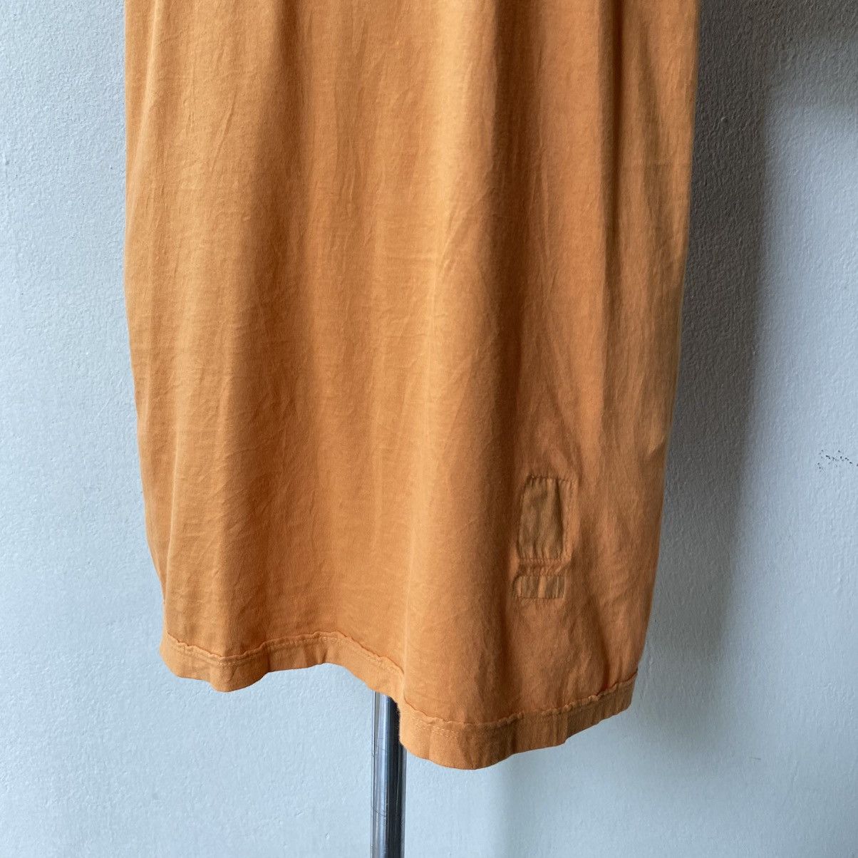 Rick Owens Drkshdw Rick Owens drkshdw mustard tee Size US M / EU 48-50 / 2 - 13 Thumbnail