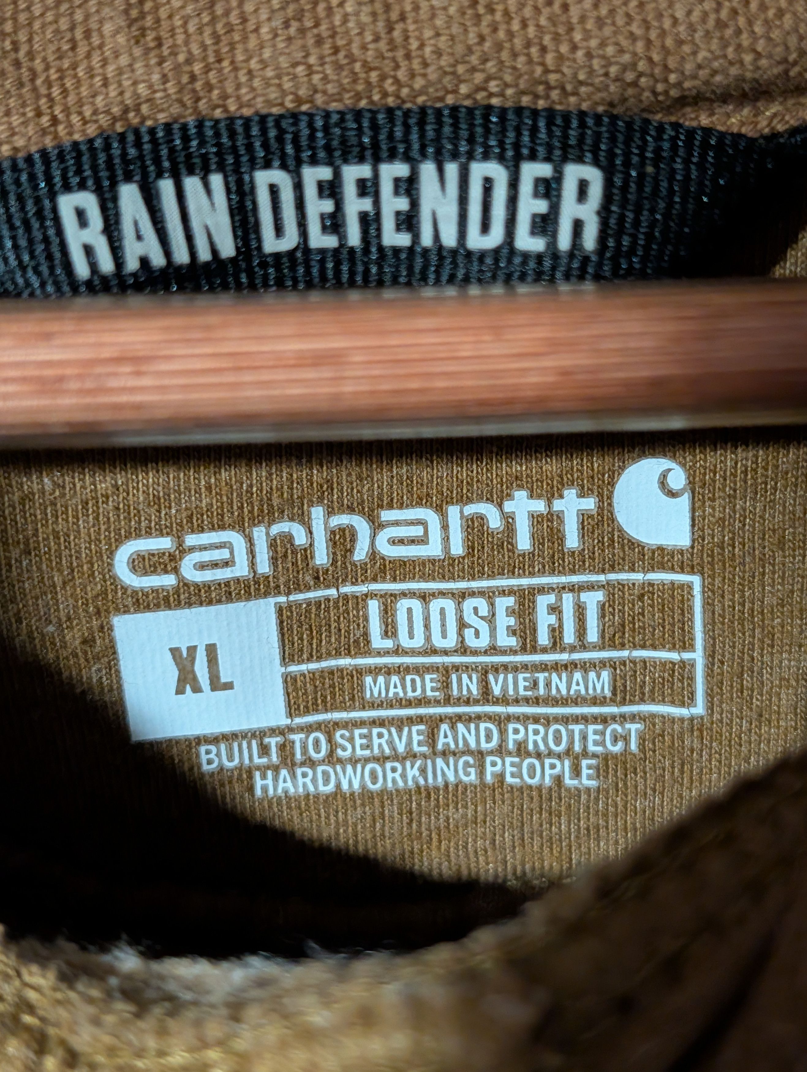 Carhartt Carhartt Rain Defender Loose Heavyweight Hoodie Sweatshirt Size US XL / EU 56 / 4 - 3 Thumbnail