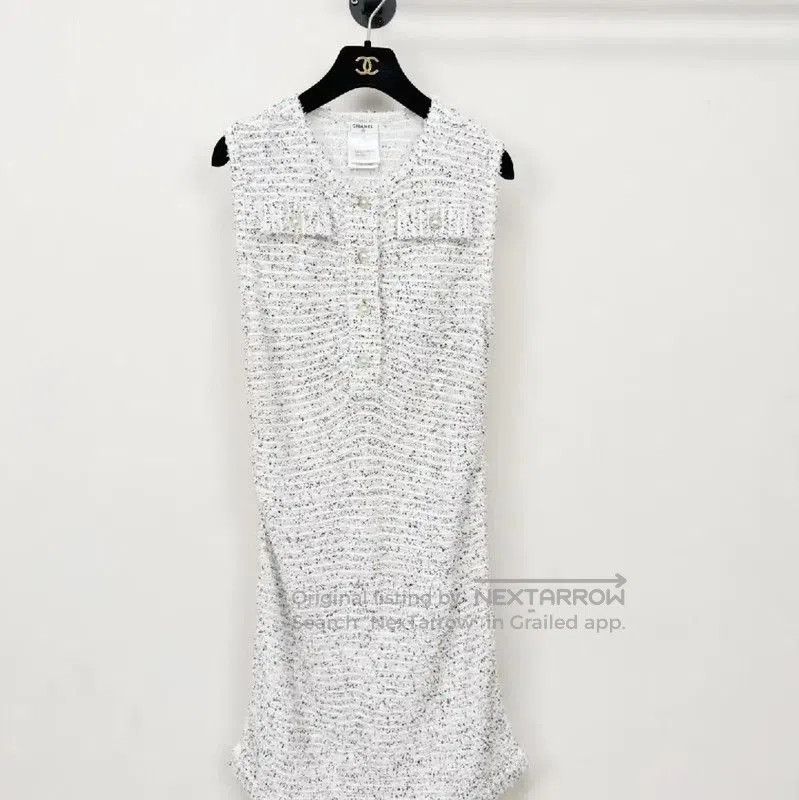 Chanel Chanel S Size White Summer Dress . Size S / US 4 / IT 40 - 1 Thumbnail
