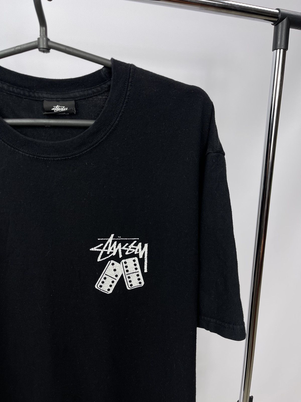 Stussy Stussy T-Shirt Big Logo Size L Black Made in Mexico Size US L / EU 52-54 / 3 - 3 Thumbnail