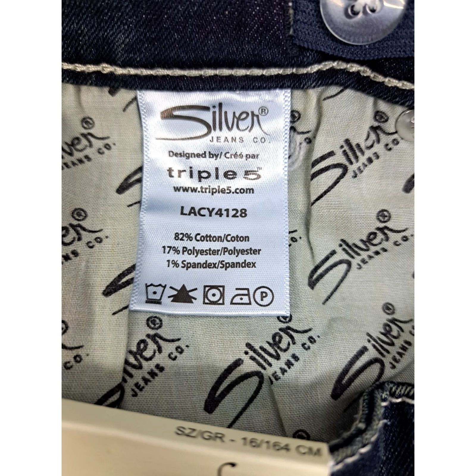 Silver Jeans Co. Silver Jeans Womens 27/28 Mid Rise Denim Shorts Embroidered Cuffed Casual Blue 2.5in Inseam Mens? Size 27" / US 4 / IT 40 - 6 Thumbnail