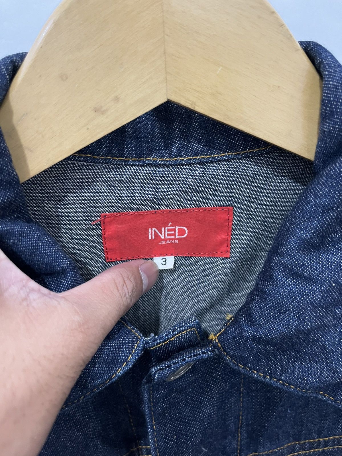 Yohji Yamamoto INED YOHJI YAMAMOTO TYPE2 DENIM JACKET Size US S / EU 44-46 / 1 - 4 Thumbnail