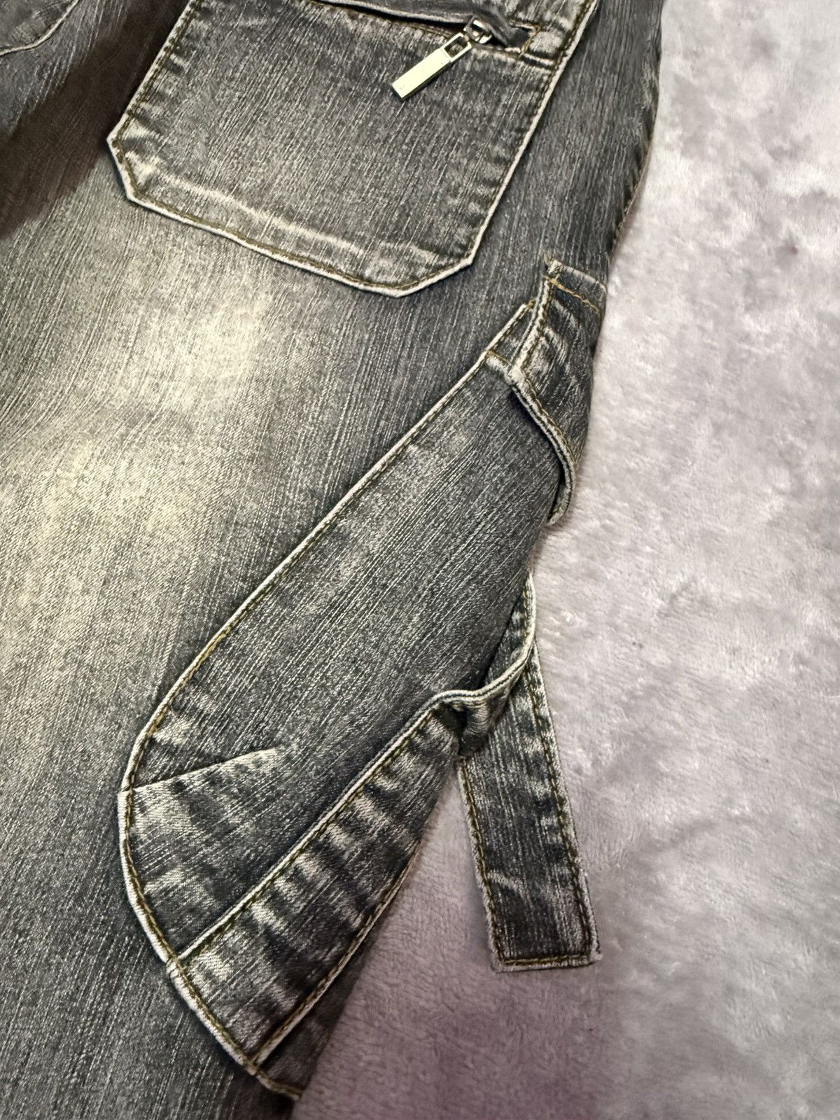 Hysteric Glamour × Japanese Brand Blue Jam Japan Bondage Claw Mark Jeans Short Size 27" / US 4 / IT 40 - 16 Thumbnail