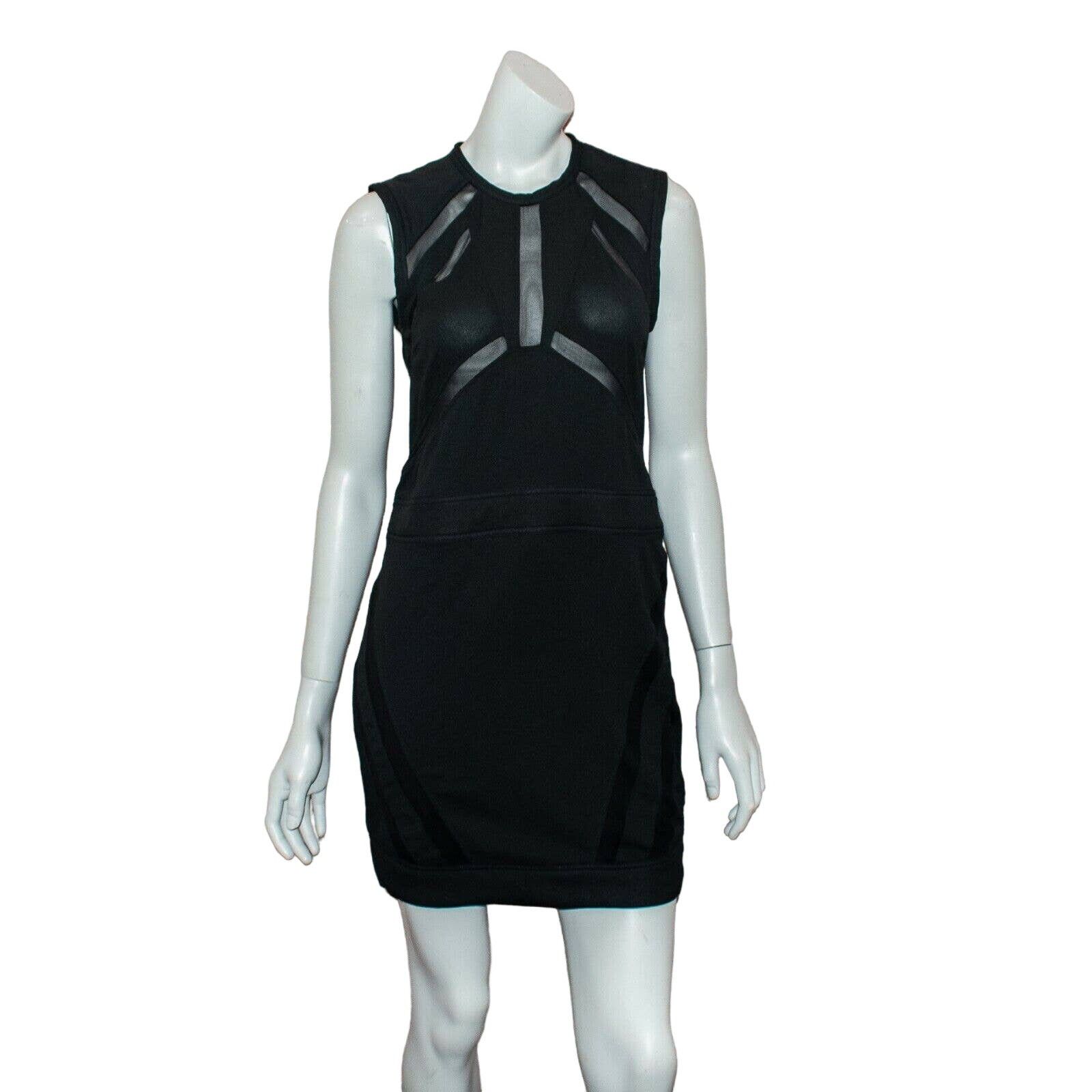 Iro IRO FLOOD Dress Sheath in Black Nior Sheer Panel Accents Size S / US 4 / IT 40 - 2 Thumbnail