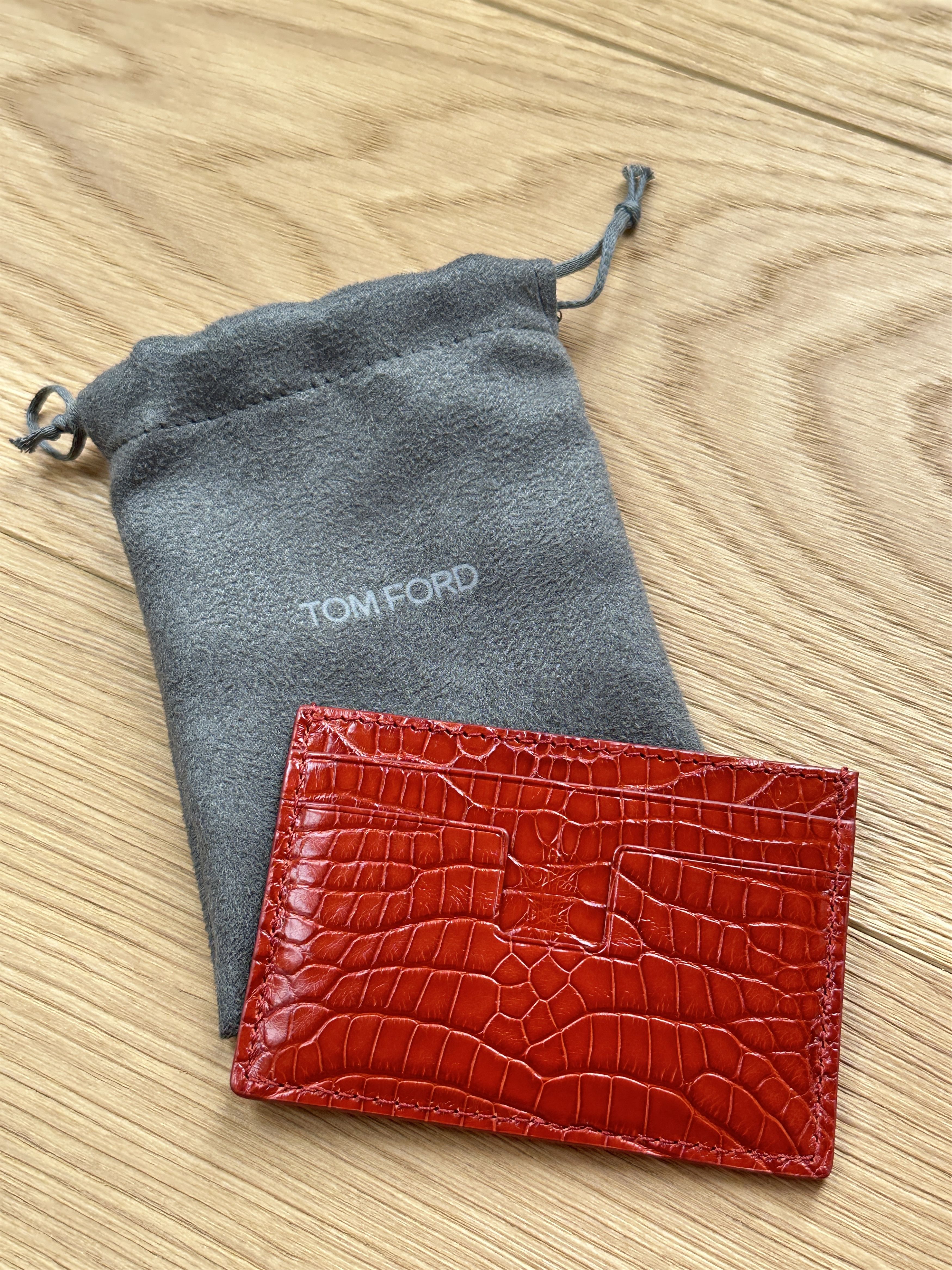 Tom Ford Tom Ford alligator cardholder/wallet Size ONE SIZE - 2 Thumbnail