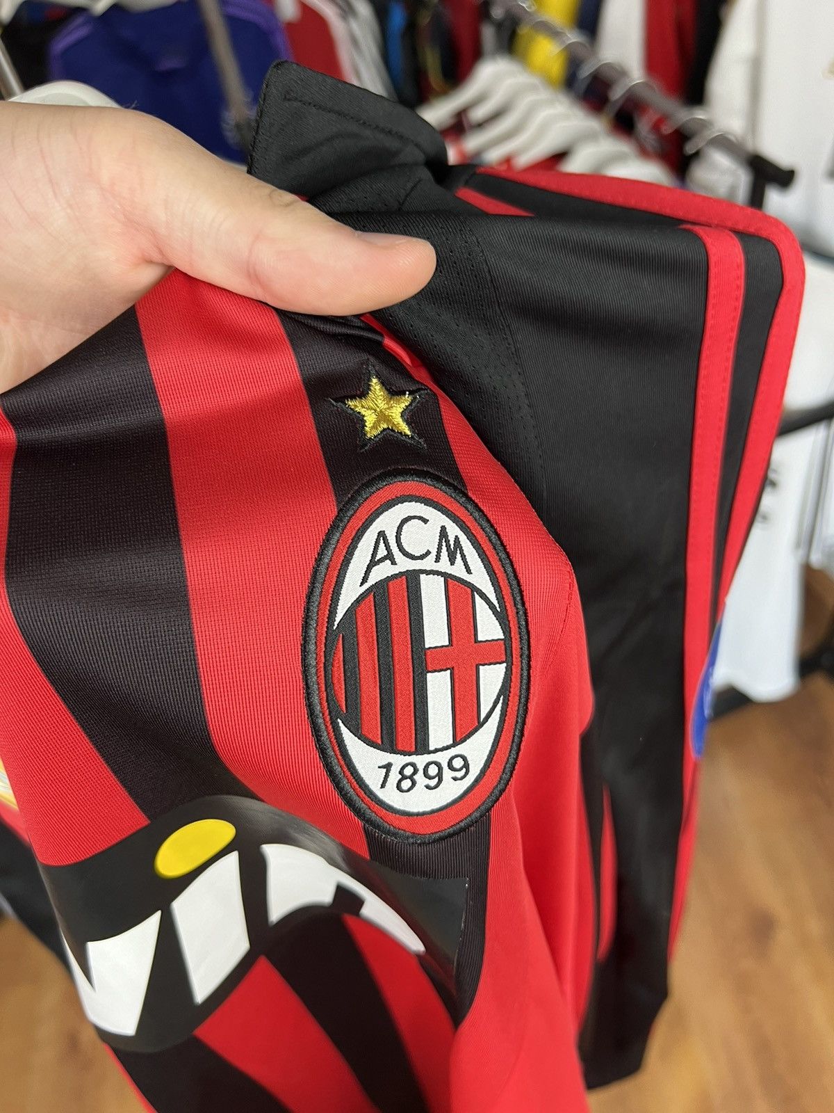 Adidas Jersey Adidas Milan 2007/08 Kaká #8 Size US L / EU 52-54 / 3 - 6 Thumbnail