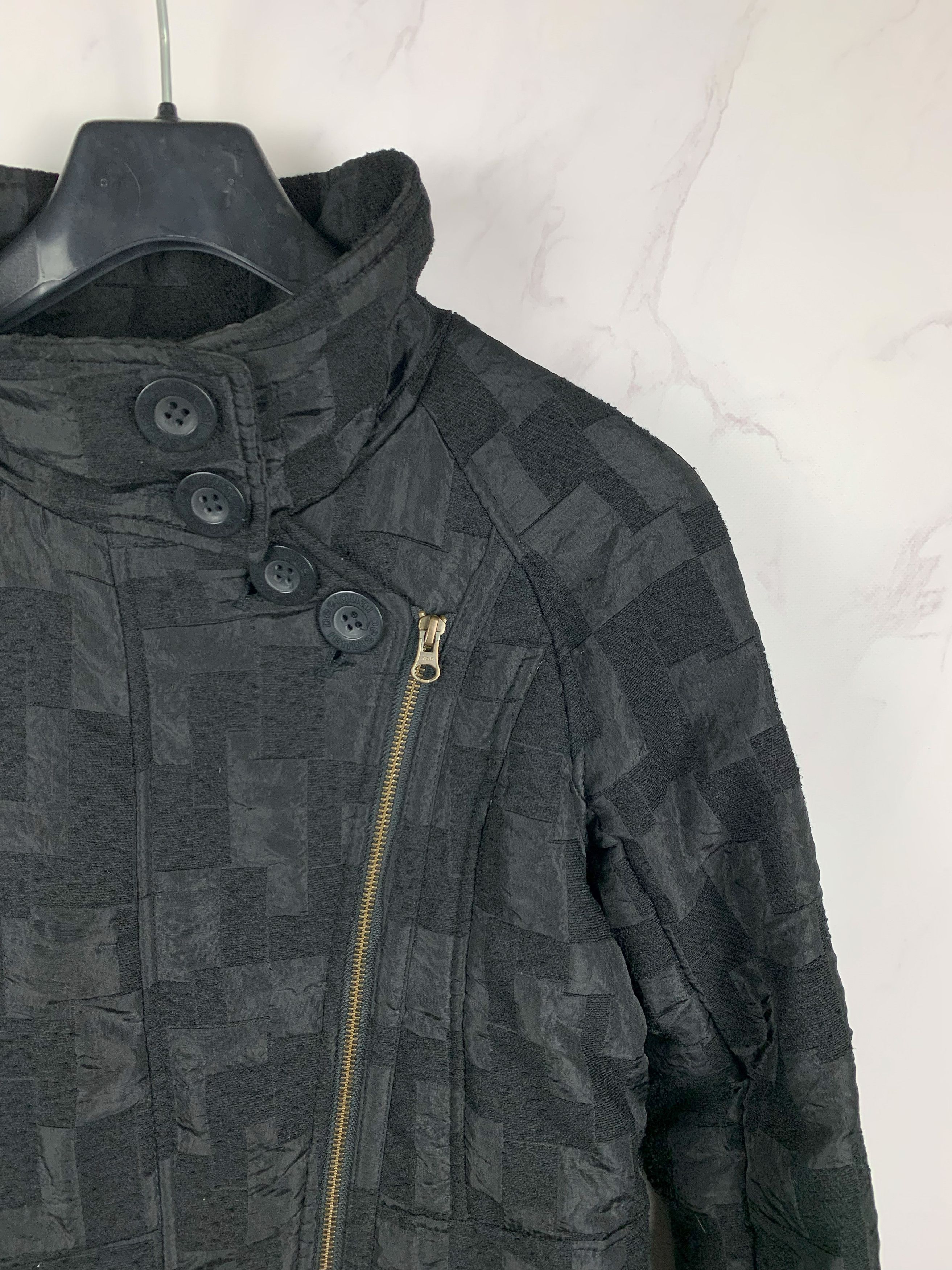Desigual Desigual Black Zip Coat Jacket Size 40 Size M / US 6-8 / IT 42-44 - 3 Thumbnail