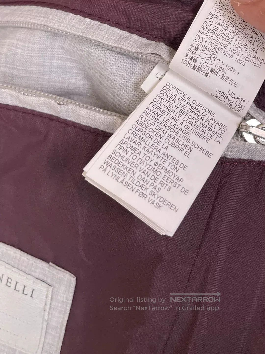 Brunello Cucinelli Brunello Cucinelli Brown Down Vest. Size US S / EU 44-46 / 1 - 9 Thumbnail