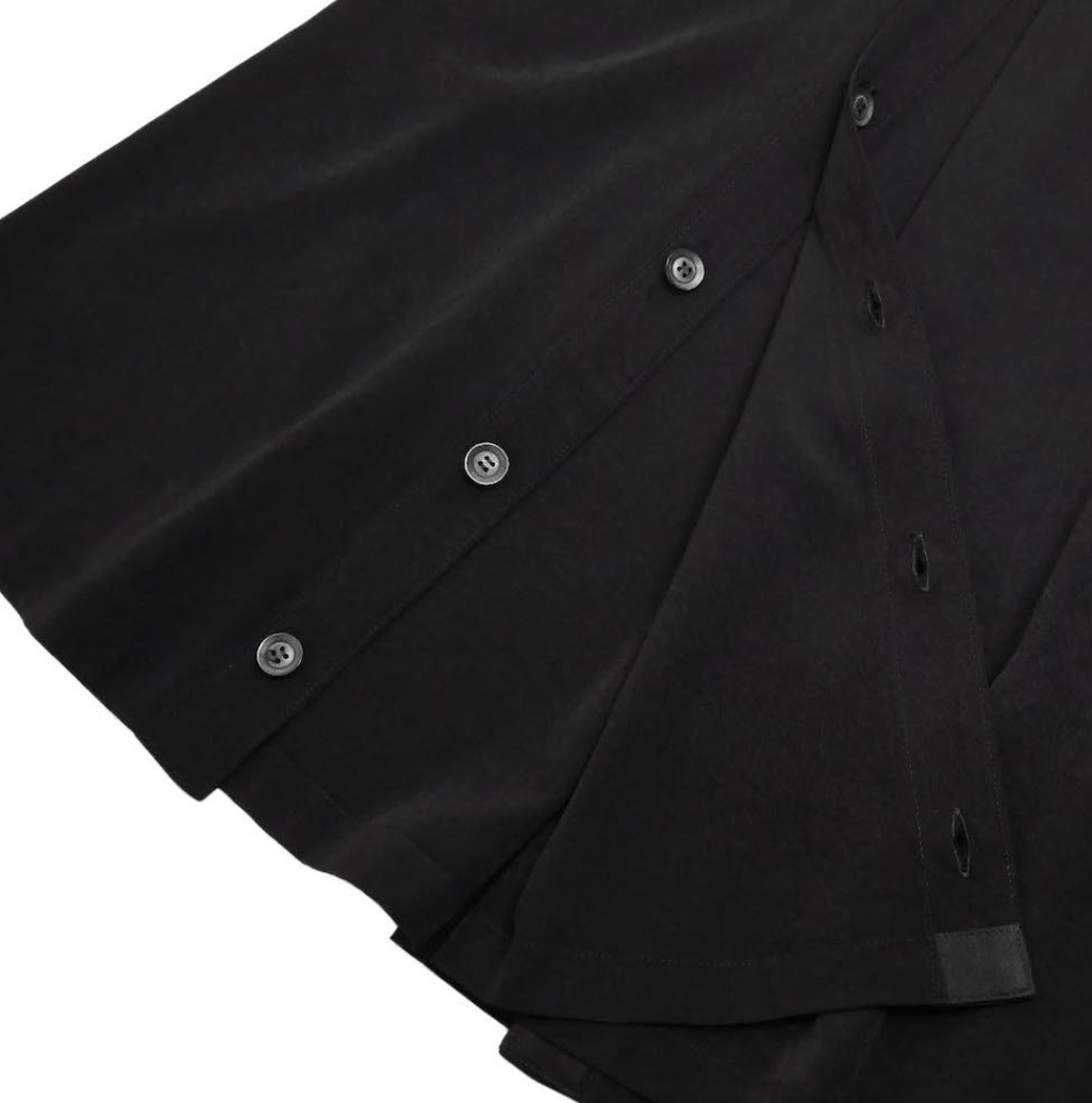 Yohji Yamamoto B Yohji Yamamoto - Front/Back Buttons slit Wide Pants Size US 30 / EU 46 - 7 Thumbnail