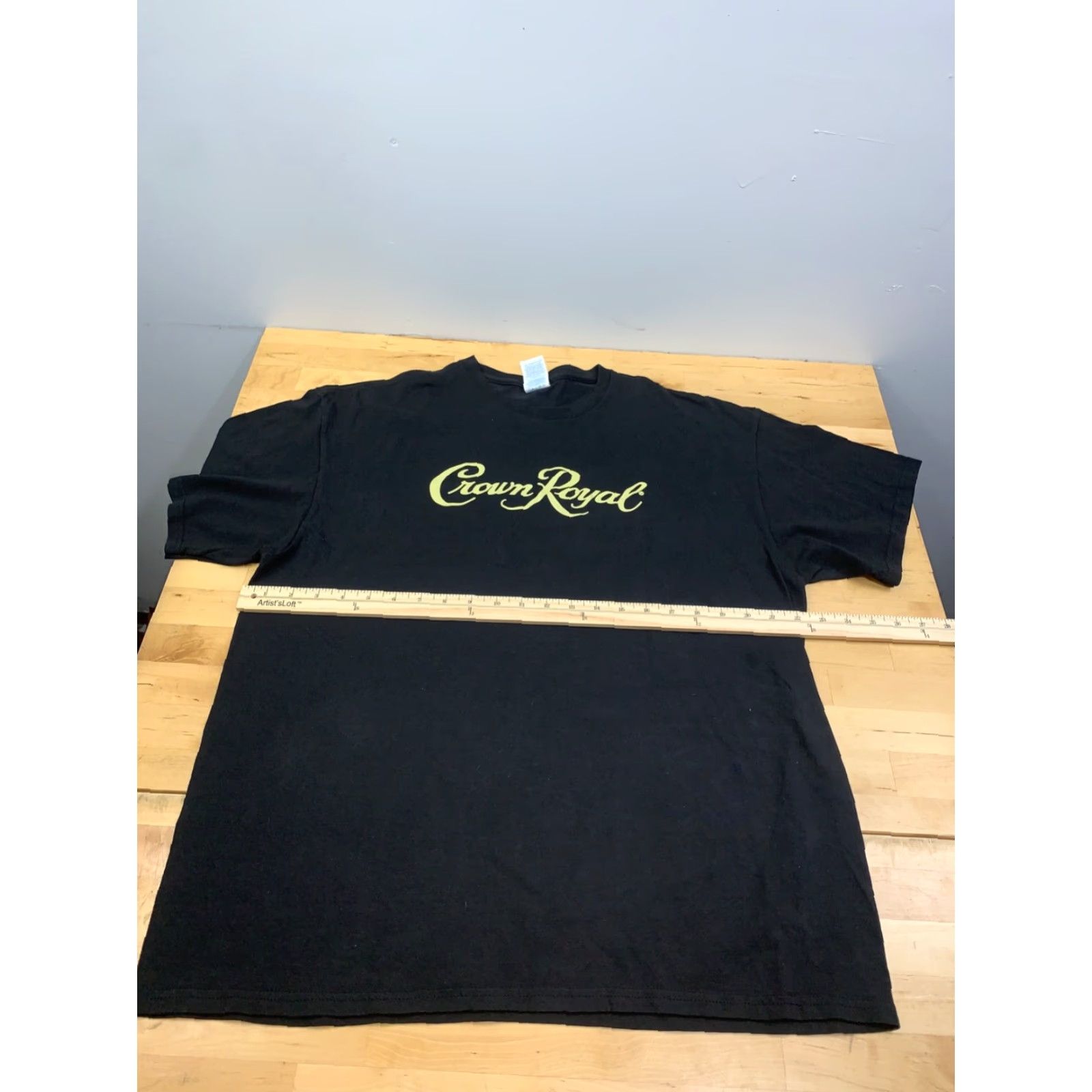 Delta VINTAGE Crown Royal T Shirt Mens XL Black Crew Neck Casual Size US XL / EU 56 / 4 - 4 Thumbnail