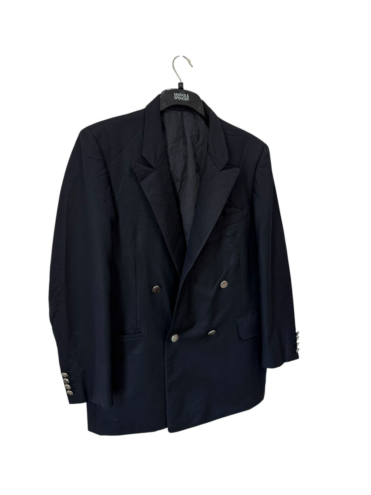 Burberry Burberry Cashmere Double Breasted Blazer Tailored Jacket Size US M / EU 48-50 / 2 - 2 Thumbnail
