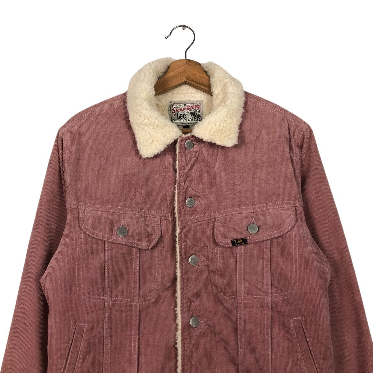 Japanese Brand 🔥VTG BIKER TRUCKER JACKET SHERPA LINING LEE STORM RIDER Size US M / EU 48-50 / 2 - 5 Thumbnail