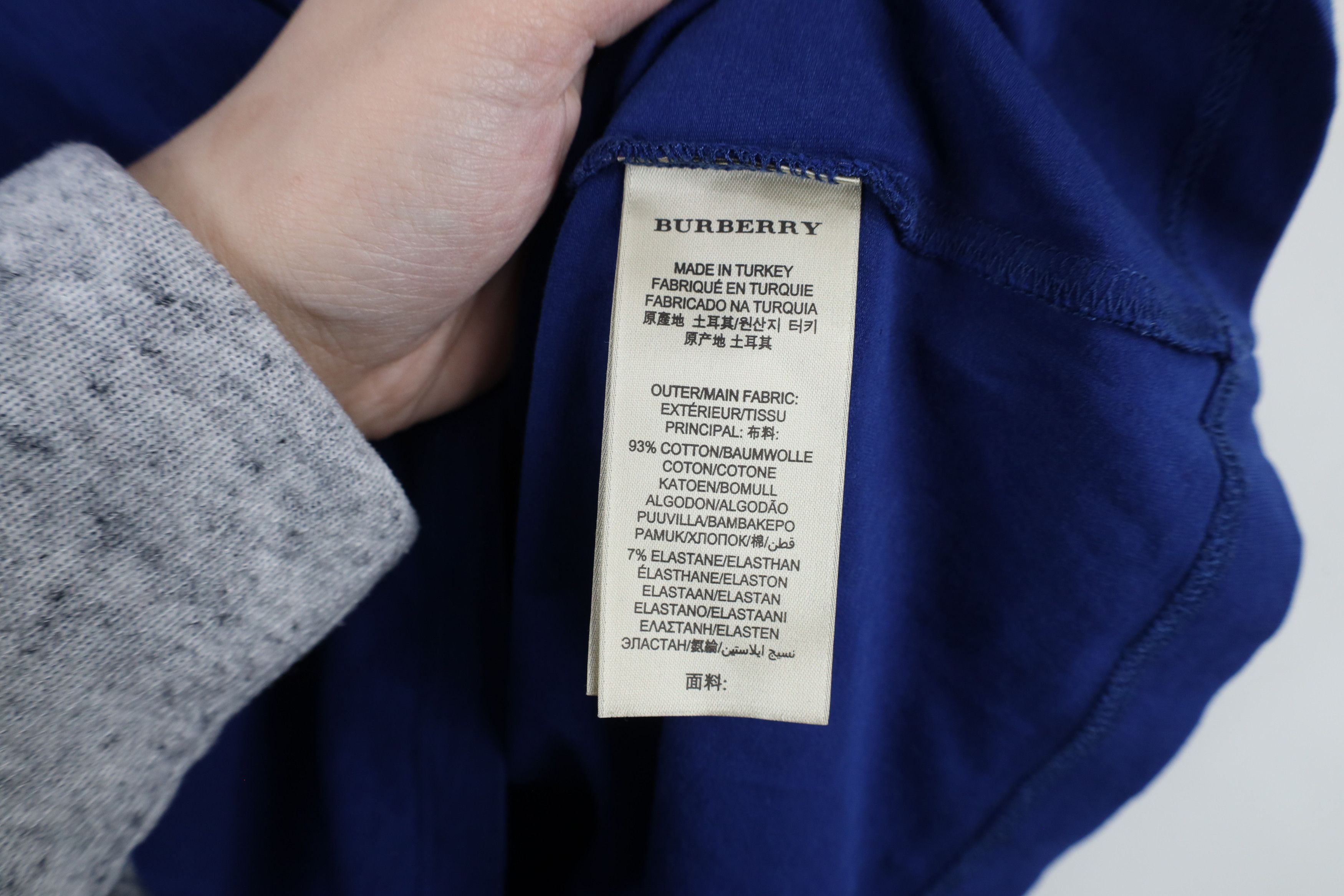 Burberry × Vintage Burberry Brit Novacheck Plaid Short Sleeve T-Shirt Blue Size XL / US 12-14 / IT 48-50 - 8 Thumbnail