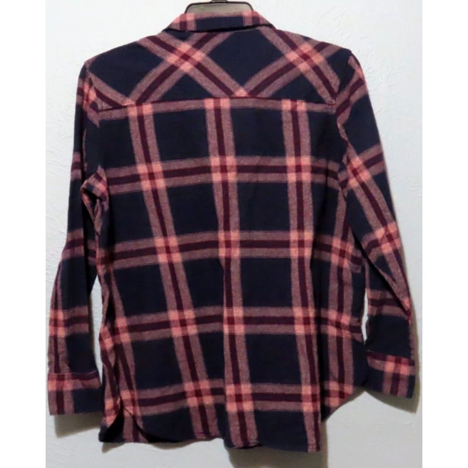 Vintage Woolrich Shirt Women 2XL Purple Plaid Flannel Button-Up Long Sleeve Collared Woolrich 100% Cotton Regular Fit Vintage No Size XXL / US 16-18 / IT 52-54 - 5 Thumbnail