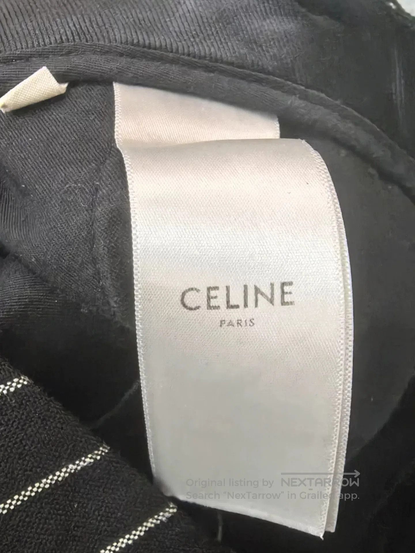 Celine Celine Striped Dark Blue Wool Trousers. Size US 32 / EU 48 - 5 Thumbnail