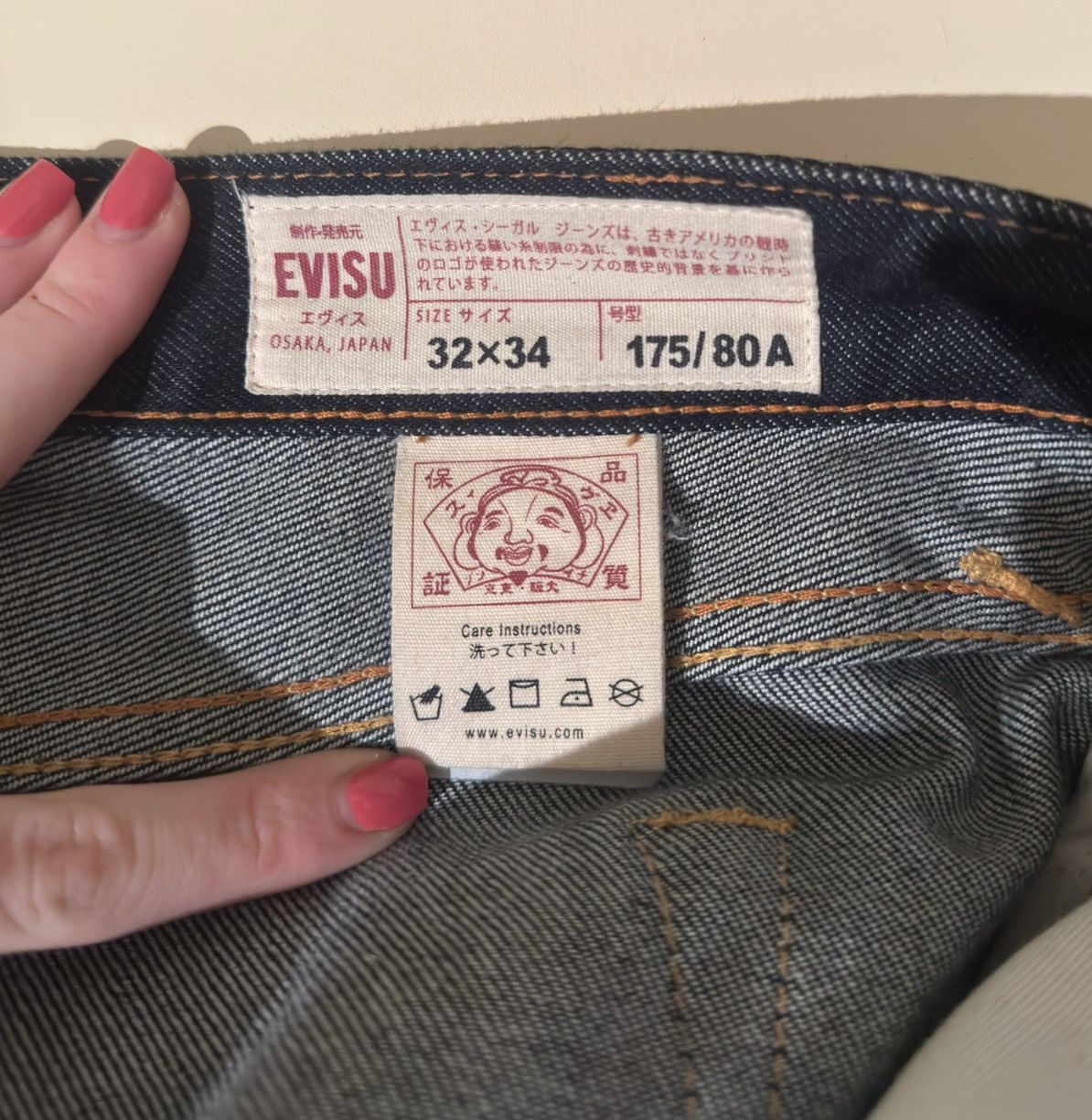 Evisu EVISU GRADATED DRAGON DAICOCK CARROT FIT JEANS #2017 Size US 32 / EU 48 - 6 Thumbnail