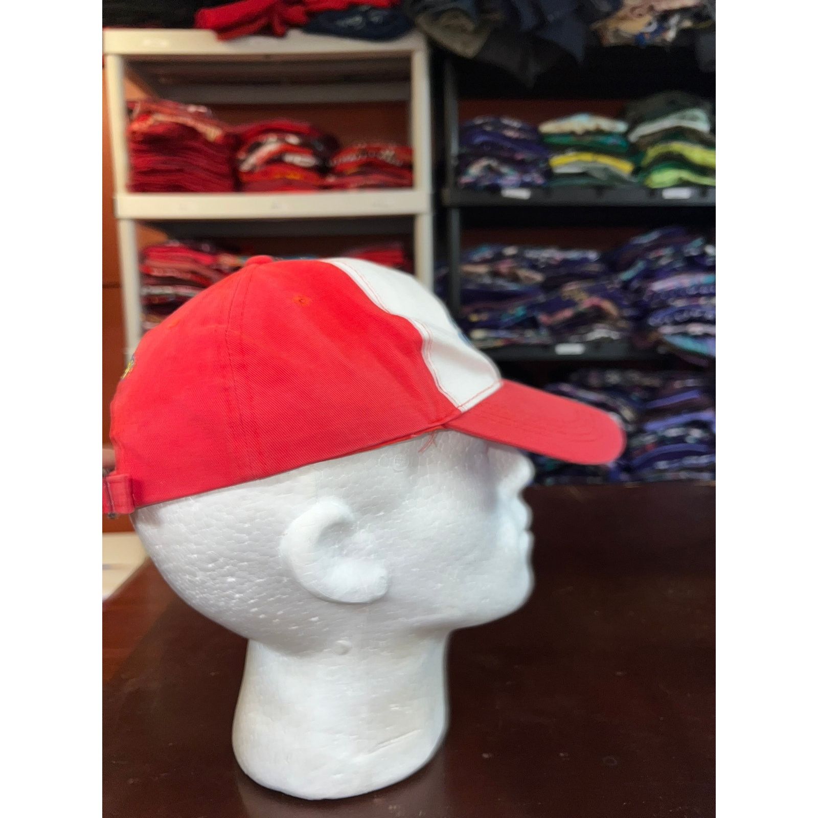 Vintage Pokemon Hat Logo Emblem White Red Cap Headwear Size ONE SIZE - 5 Thumbnail