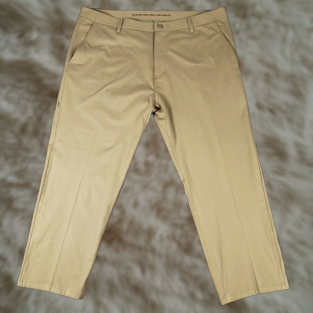 Rhone Rhone Pants Mens 40x27 Beige Chino Flat Front Straight Regular Office, Business, Casual, Formal, Travel, Wedding, Workwear Trousers Size 40 Men Size US 40 / EU 56 - 1 Thumbnail
