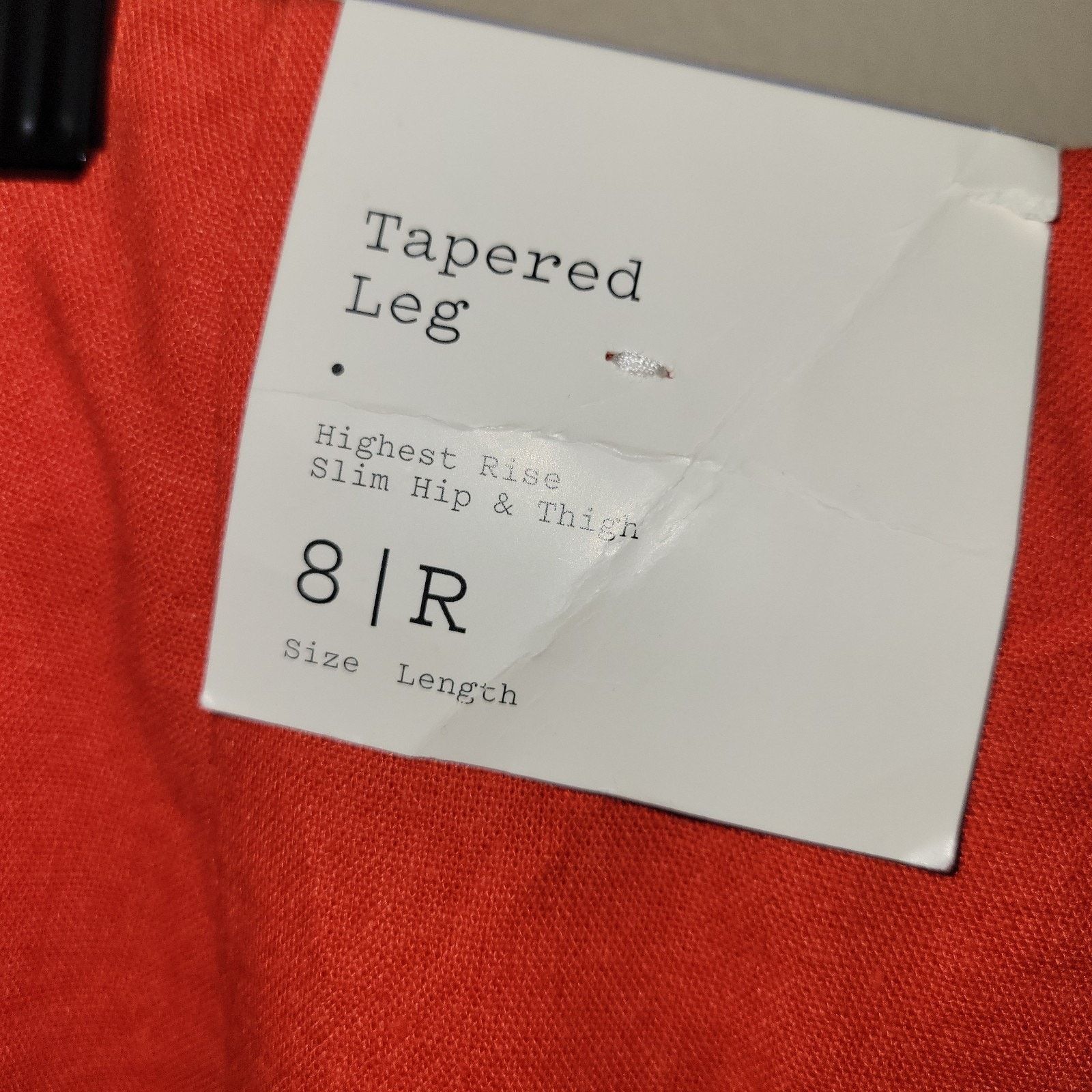 & Other Stories Women's a. new day red pleated linen/rayon blend pants SZ 8 Size 30" / US 8 / IT 44 - 7 Thumbnail