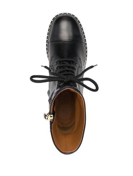 Chloe o1loc1c1024 Noua Ankle Boots in Black Size US 7 / IT 37 - 4 Thumbnail