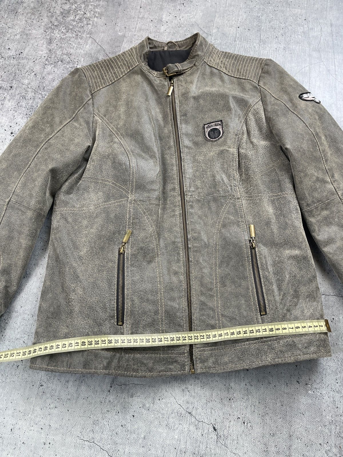 Vintage Y2K Vintage Avant Garde Leather Jacket Opium Rare 90s Casual Size US M / EU 48-50 / 2 - 5 Thumbnail